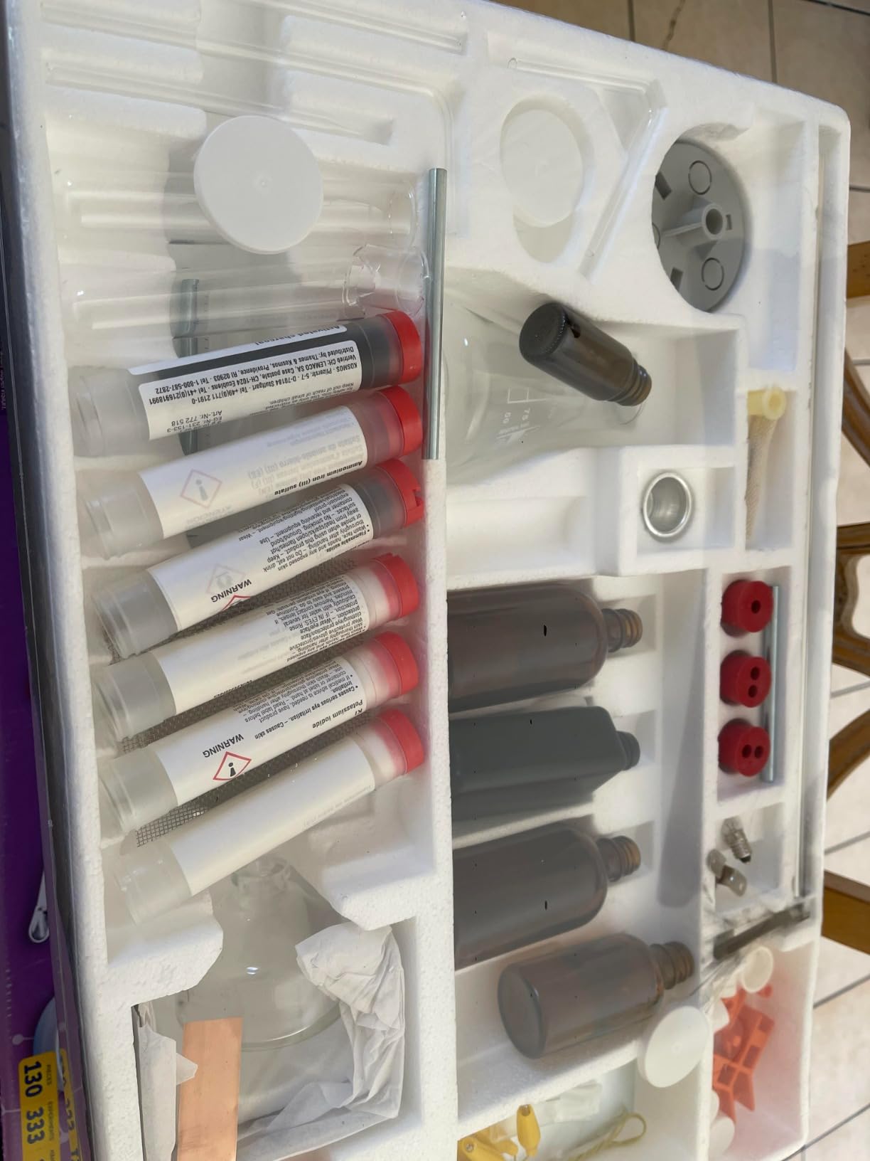 Thames & Kosmos 640132 Chem C3000, Chemistry Set, Includes Components From The Thames and Kosmos C2000 Plus Dozens of Additional Tools and Chemicals, 333 Experiments, 103 Pieces, Experiment Kit, 12+ customer photo 1