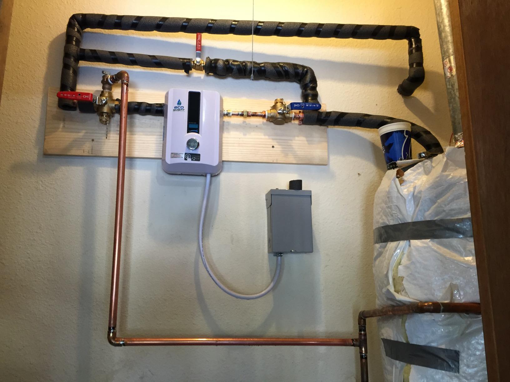 EcoSmart ECO 8 Tankless Water Heater, Electric, 8-kW, 12 x 8 x 4 customer photo 1