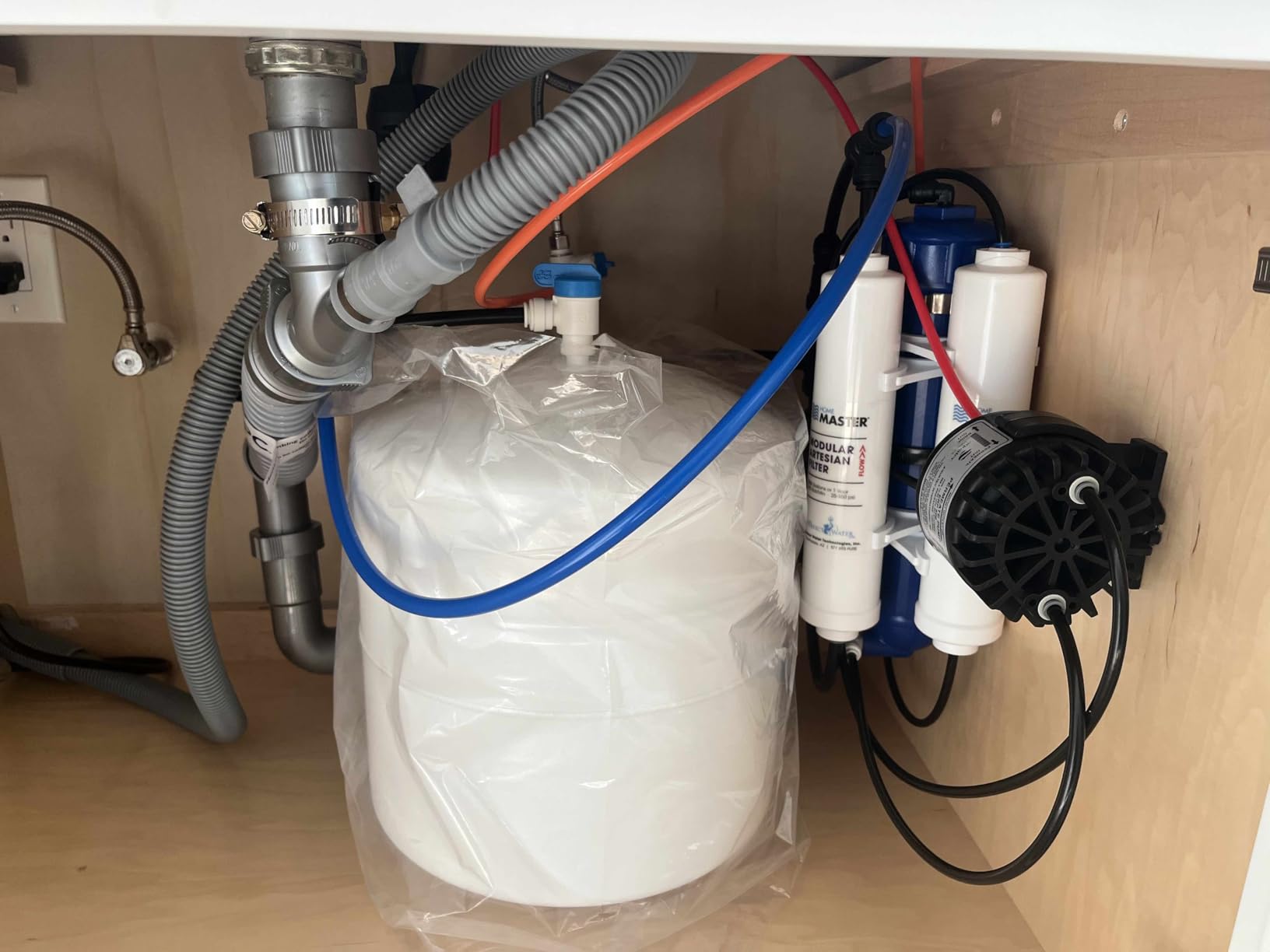 Home Master TMAFC Artesian Full Contact Reverse Osmosis System, 7-stages, Patented 2-Pass Alkaline Remineralization, Fast 4.5s Fill Rate, 8.5” catalytic carbon, 5-year limited parts customer photo 1
