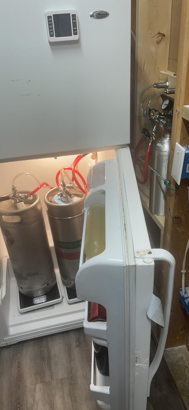Standard Double Faucet Door Mount Kegerator Keg Tap Conversion Kit customer photo 2