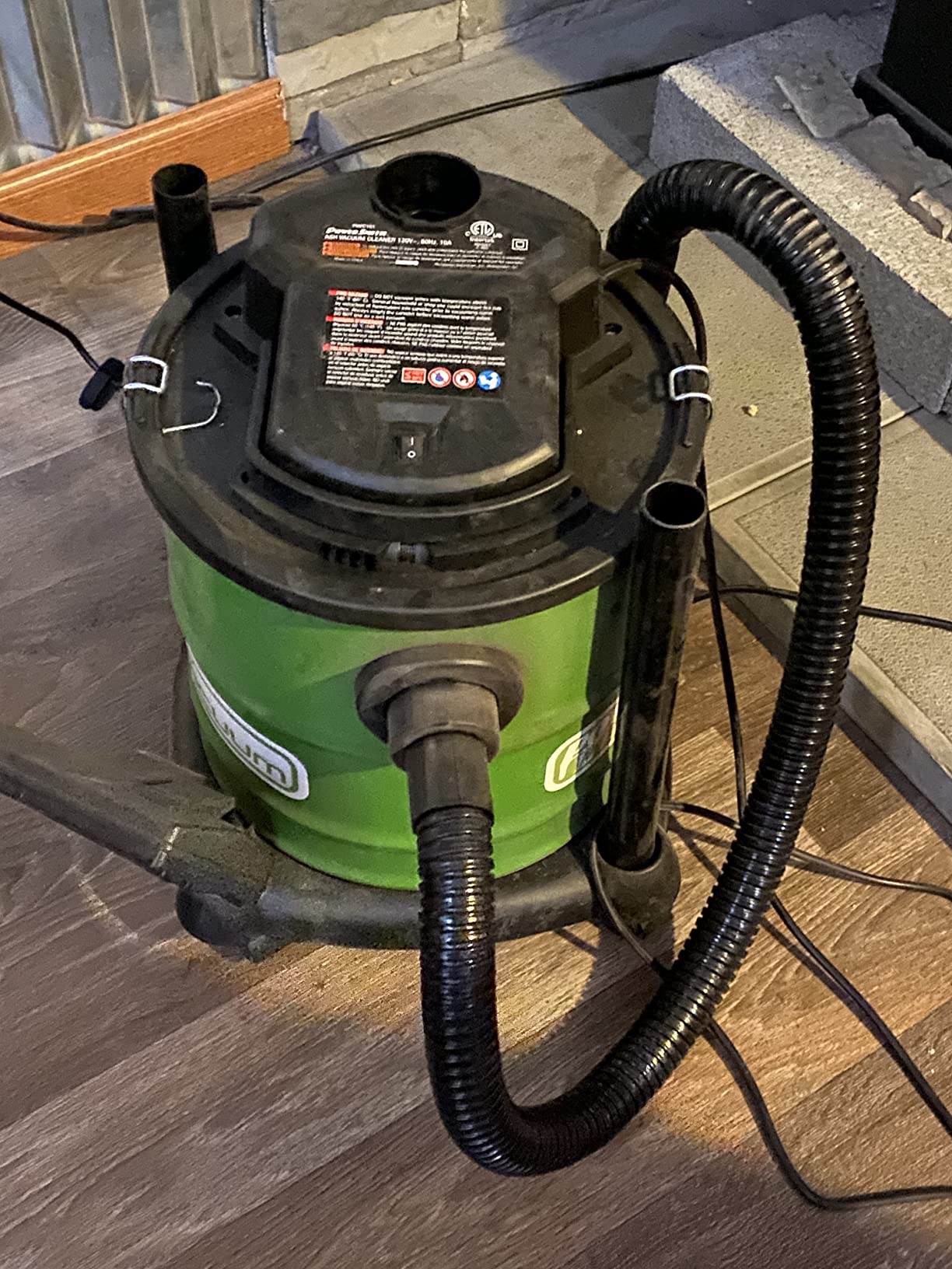 PowerSmith PAVC101 10 Amp Ash Vacuum, Green / Black customer photo 2