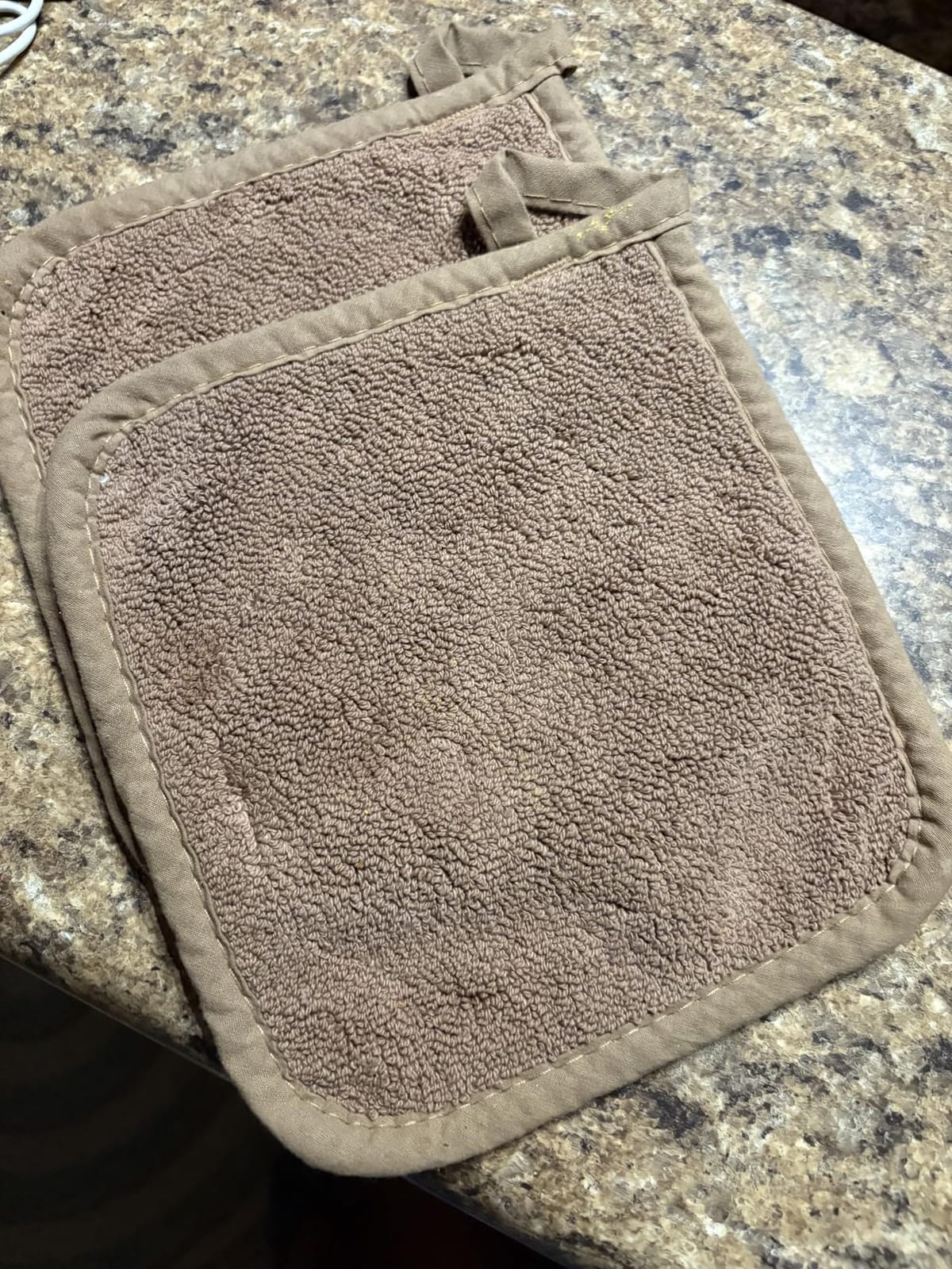 RITZ Terry Potholder & Hot Pad: Unparalleled Heat Resistant, Durable 100% Cotton - Ergonomically Designed for Optimal Grip - Easy-Care Machine Washable - 2-Pack, Federal Blue customer photo 2