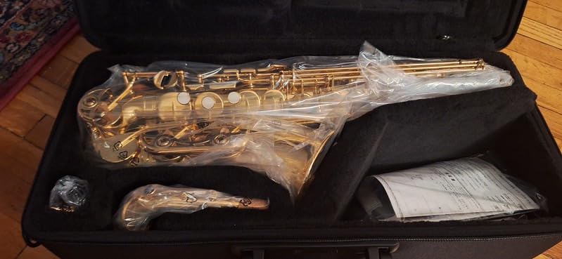 Yamaha YAS-480 Intermediate Eb Alto Saxophone, Gold Finish customer photo 1