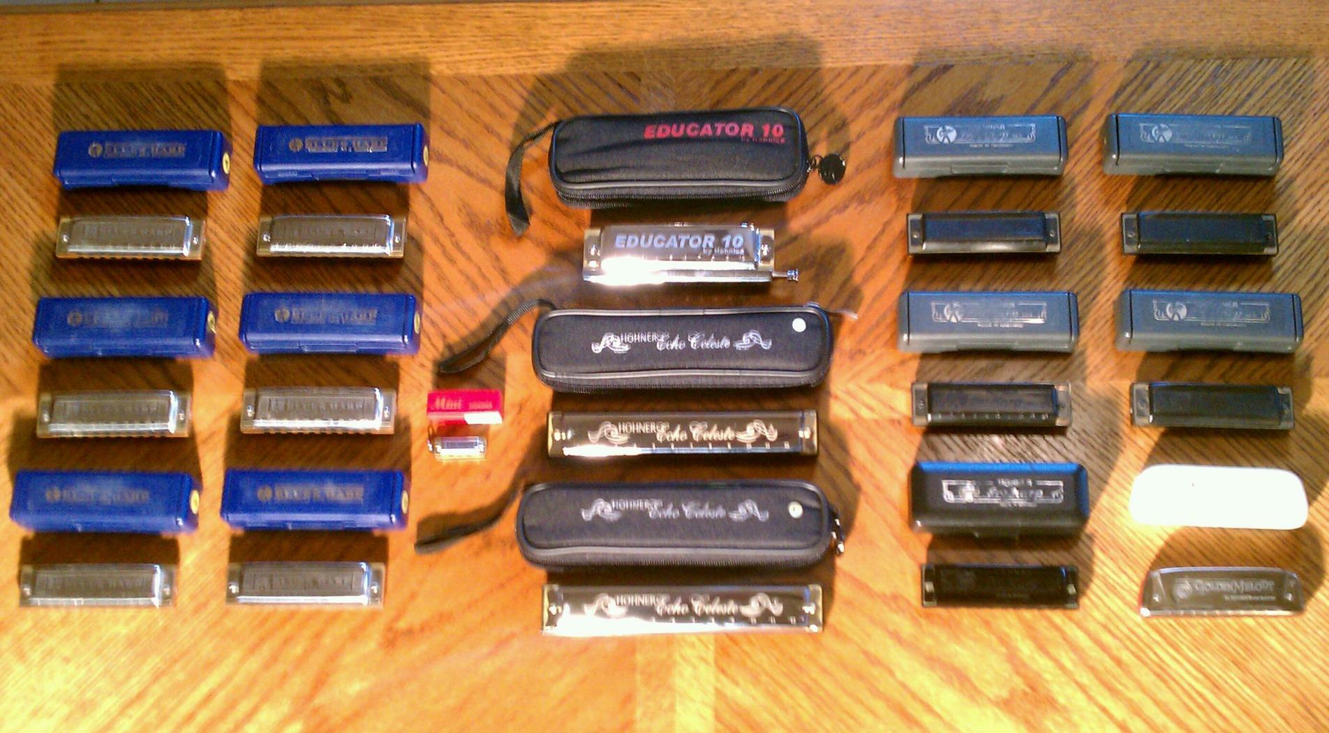 Hohner 532bx C Blues Harp Diatonic Harmonica, Key of C, 20 Reeds, Double Lacquered Doussie Comb, and Modular Construction customer photo 1
