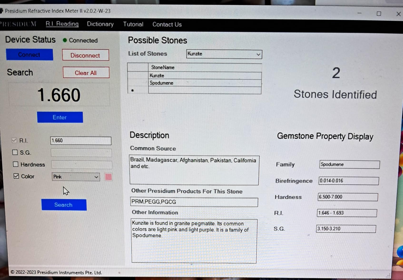 Presidium Refractive Index Meter II (PRIM II) Digital Gemstone Tester | Wide Range 1.000–3.000 RI Measurement for Diamonds, Moissanite & Gem Identification | No RI Liquid Needed, Desktop Jewelry Tool customer photo 1