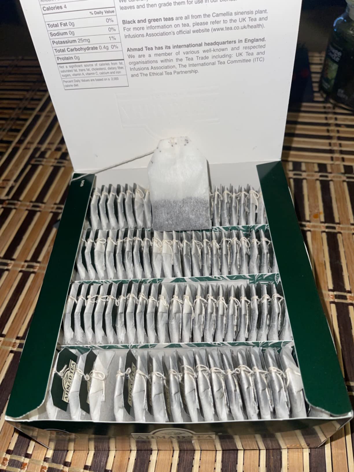 Ahmad Tea Earl Grey Tea, Tagged Teabags without envelopes, 100 Count customer photo 1