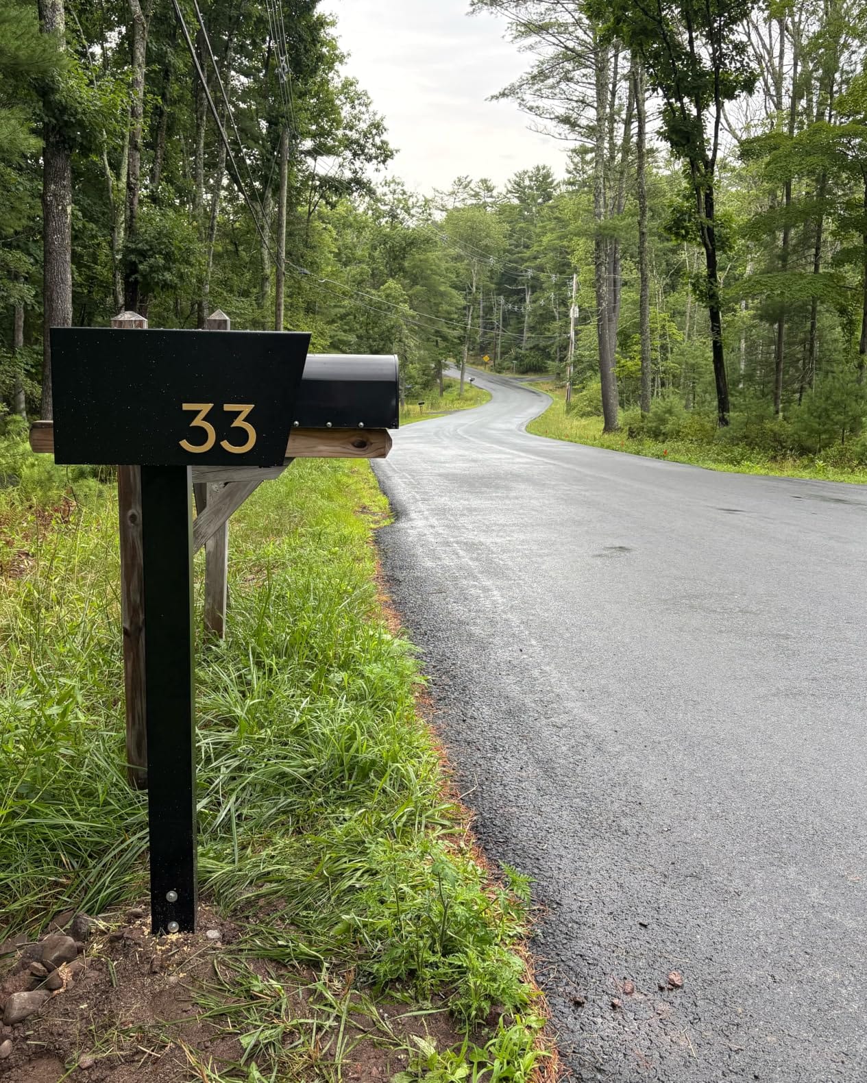 Mail Boss Mail Manager Modern Locking Post Mount Mailbox, USPS Approved customer photo 1