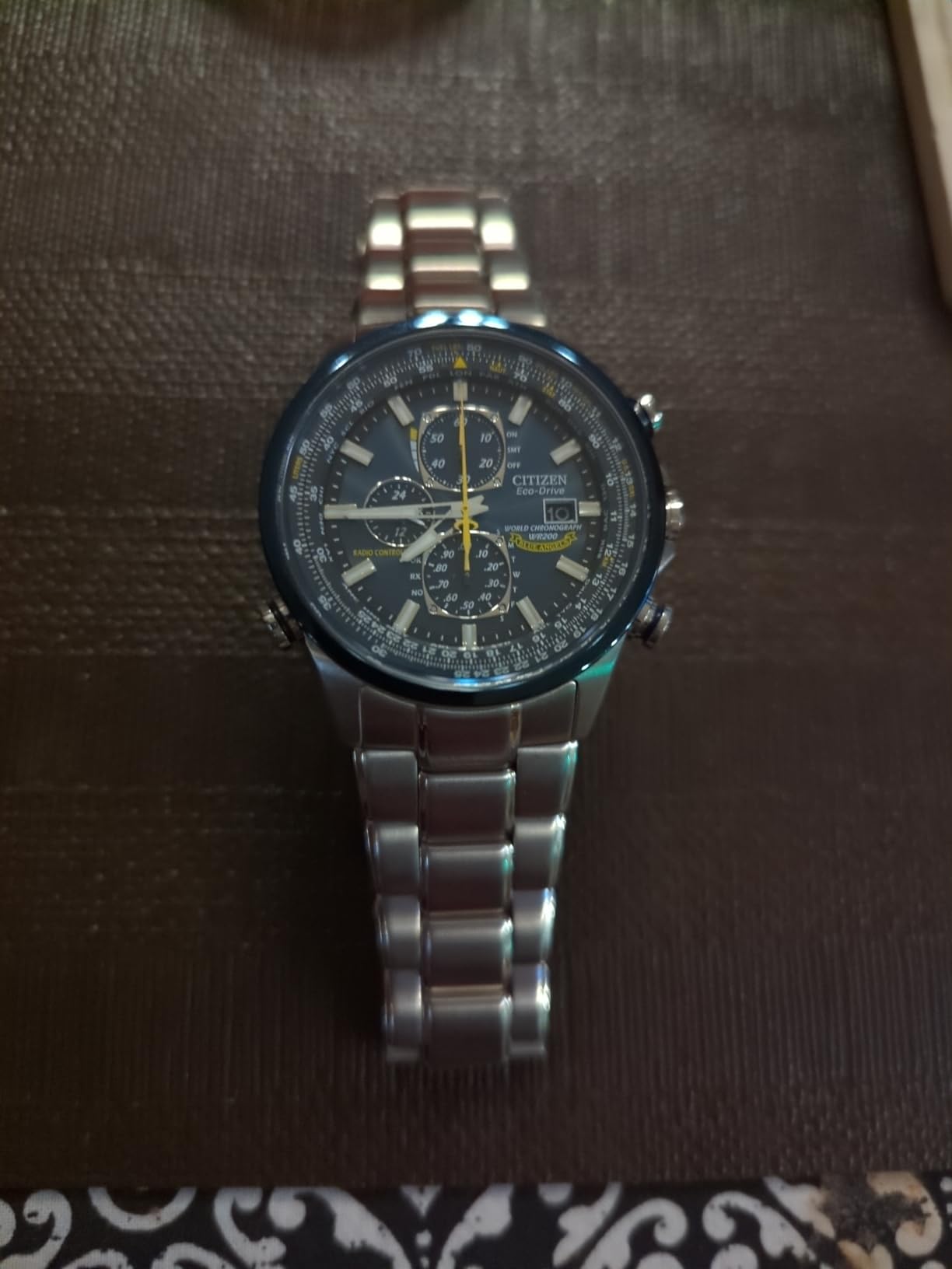 Citizen Men's Eco-Drive Sport Luxury World Chronograph Atomic Time Keeping Watch customer photo 2