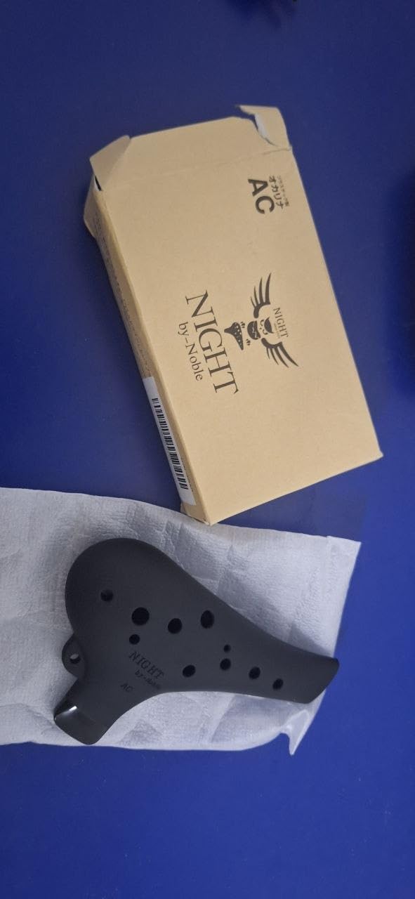 Night By Noble Plastic Ocarina AC Rubber Black customer photo 2