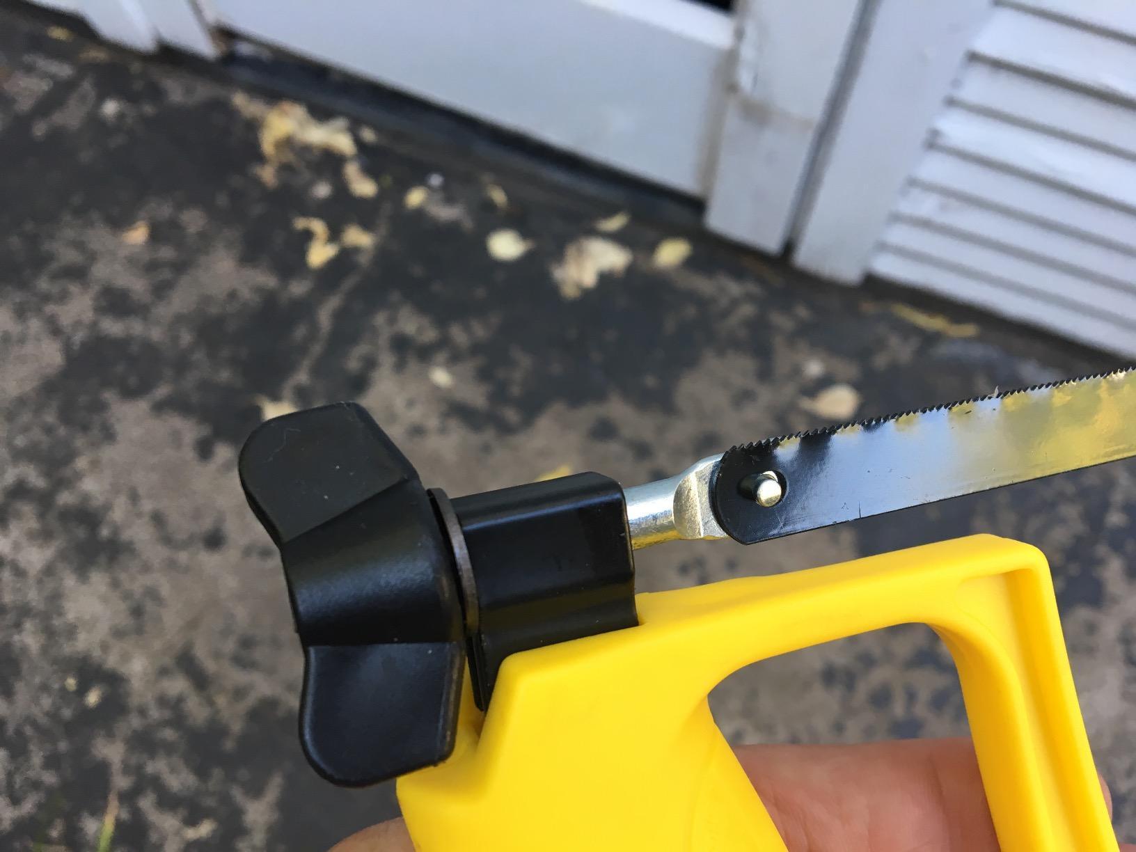 STANLEY 12 in D-Shape Hacksaw,24 TPI, Solid Frame Carbon Steel (STHT20138) customer photo 1