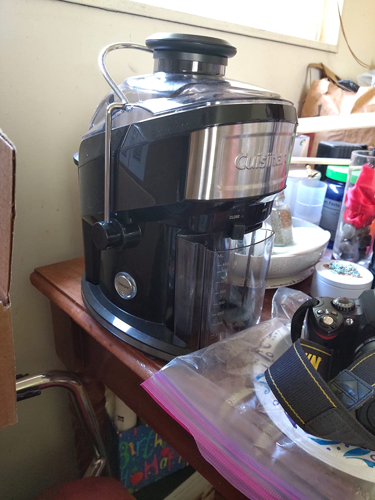 Cuisinart CJE-500 Compact Juice Extractor Black, 11.5 x 11.8 x 14.2 Inch customer photo 1