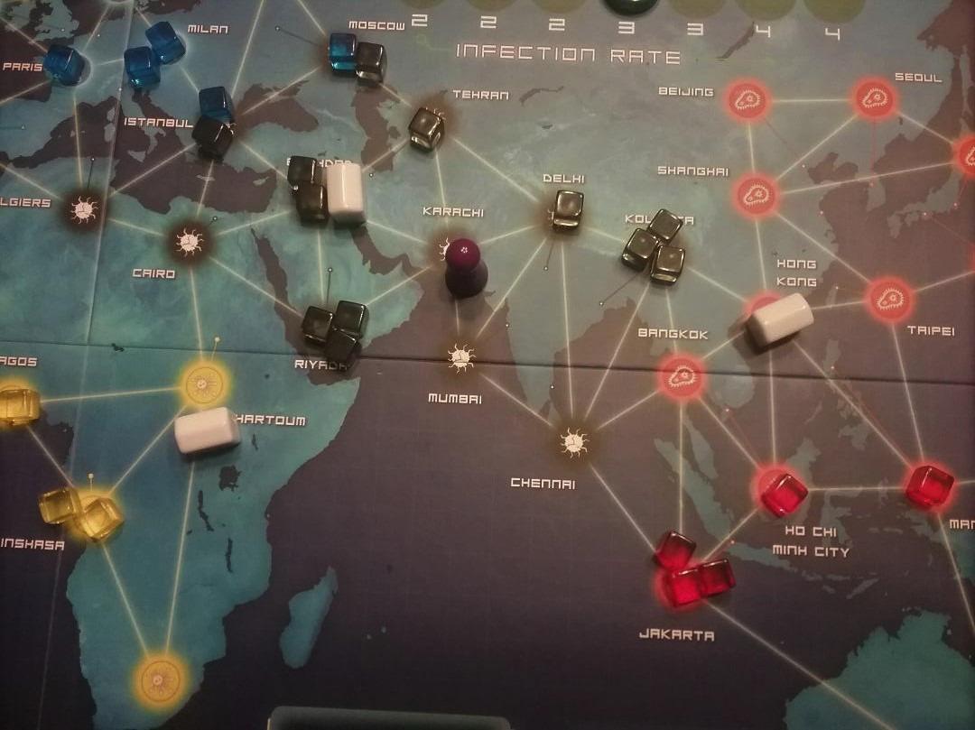 Pandemic Cooperative Strategy Board Game, 2-4 Players, 45-60 Min customer photo 2