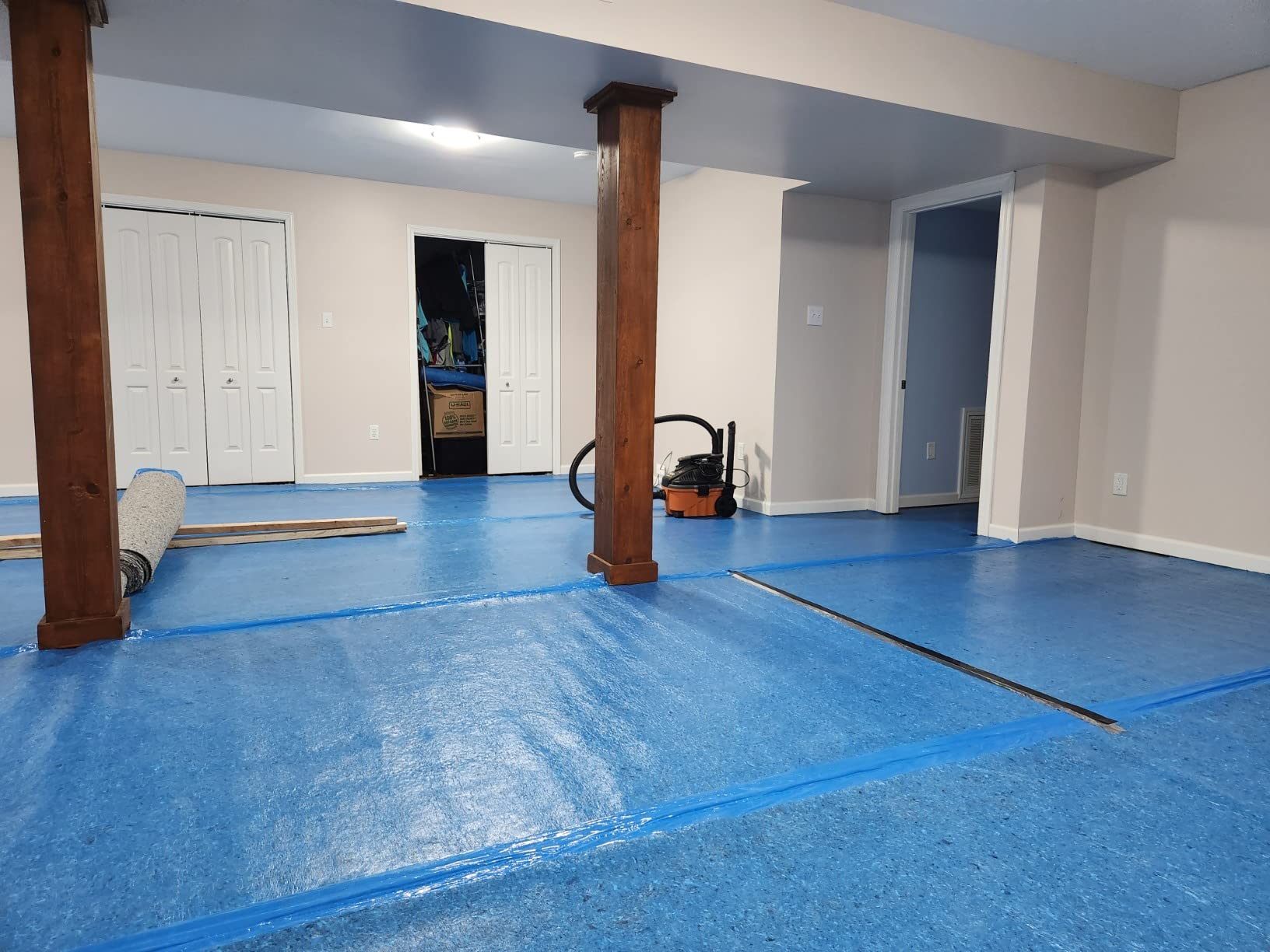 QuietWalk Underlayment 360 sq ft – 3 mm Thick – for Laminate & Hardwood Floors – Approved for Pre-Attached Pad – Recycled Fiber – Floating Install – Sound & Moisture Barrier – Made in USA customer photo 2