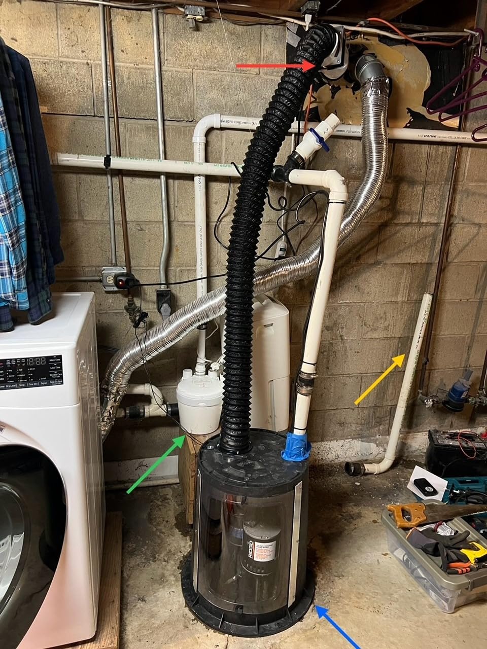Tjernlund PVC4 Radon Mitigation Fan Model - Exhaust Fan with 6-Ft. Power Cord, Minimal Power Consumption, 4 In. PVC Pipe. Ventilation Fans customer photo 1