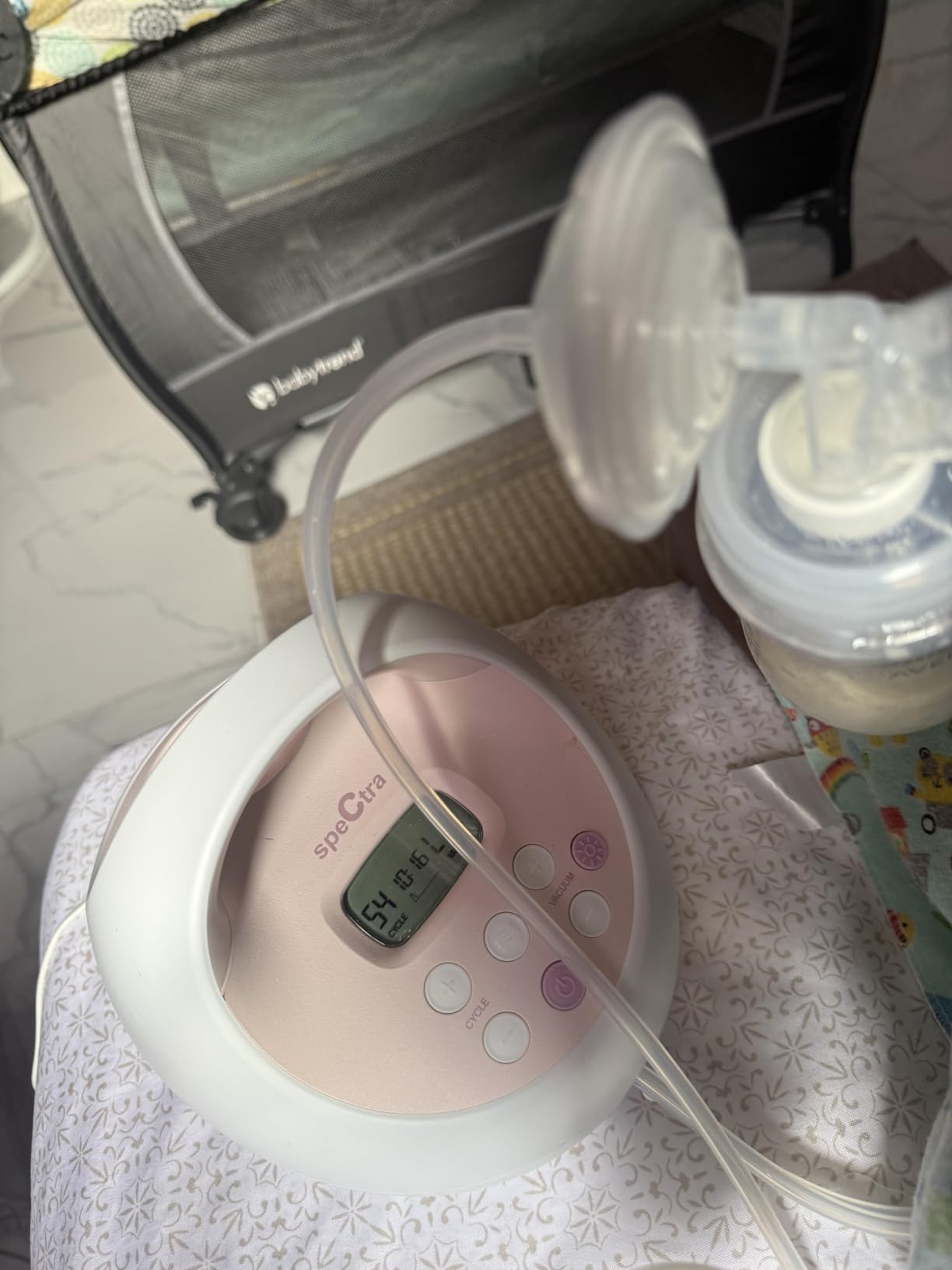Spectra Baby S2 Plus Electric Breast Milk Pump for Baby Feeding | Portable Rechargeable Single or Double Electric Breast Milk Pump for Convenient, Comfortable Breastfeeding Support customer photo 2