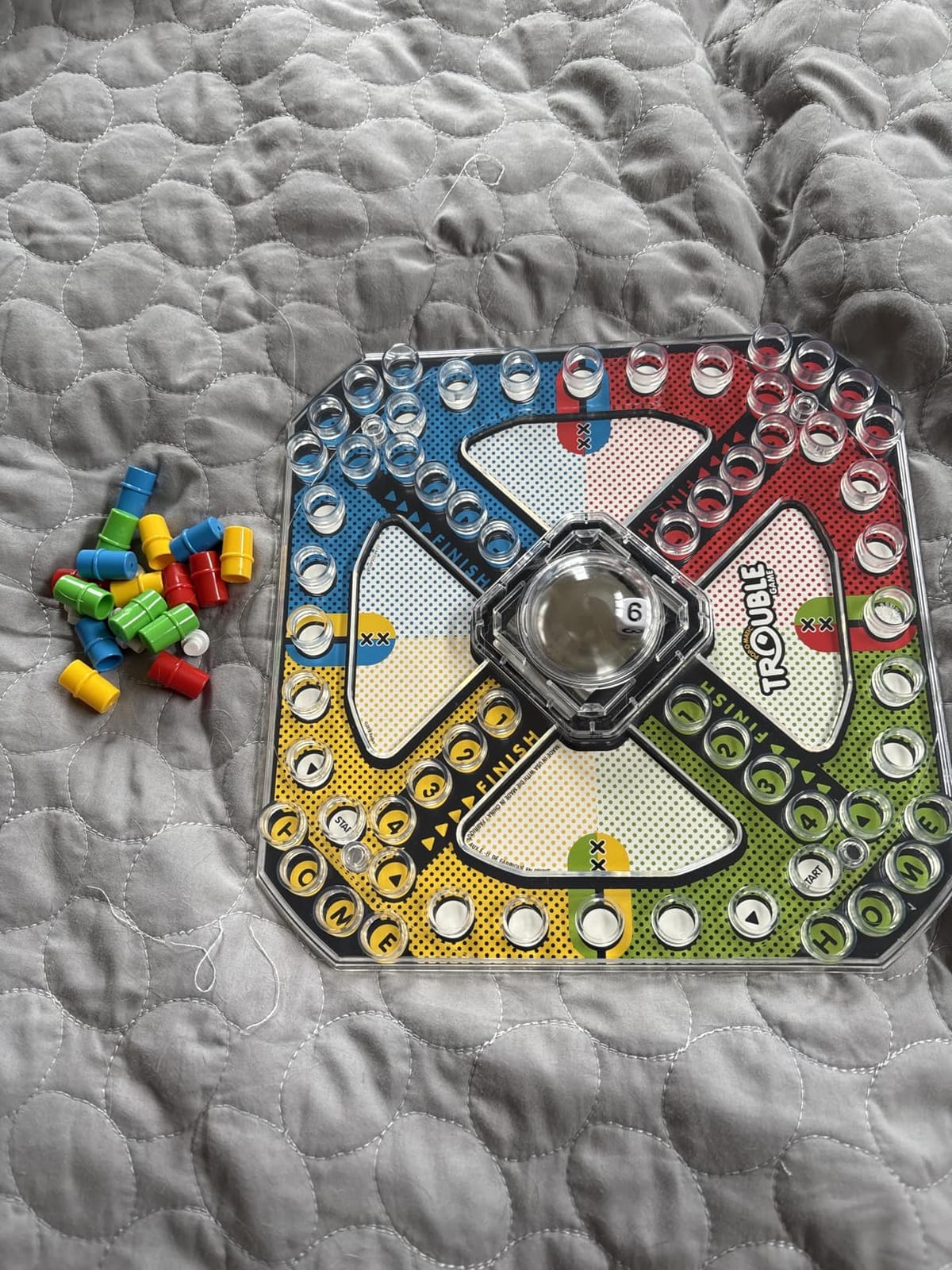 Hasbro Gaming Trouble Board Game for Kids Ages 5 and Up 2-4 Players customer photo 2