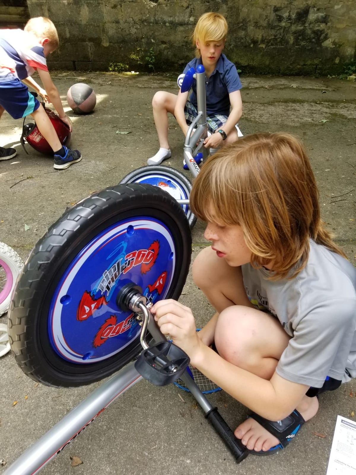 RipRider 360 Drift Trike | Spin Tricycle (Blue) | Leg-Powered Drift Trike; 360 Spins, No Motor | Iconic Wheeled Ride-On For Kids Age 5+ customer photo 2