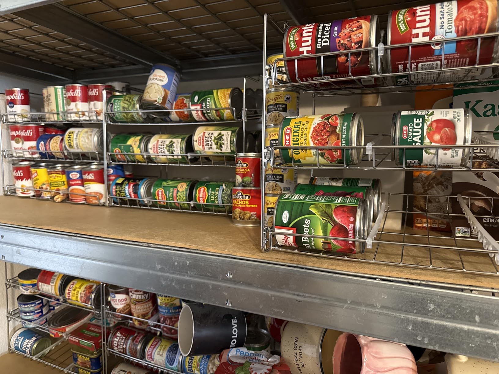 Deco Brothers Stackable Can Rack Organizer Holds Up to 36 Cans, Chrome customer photo 1