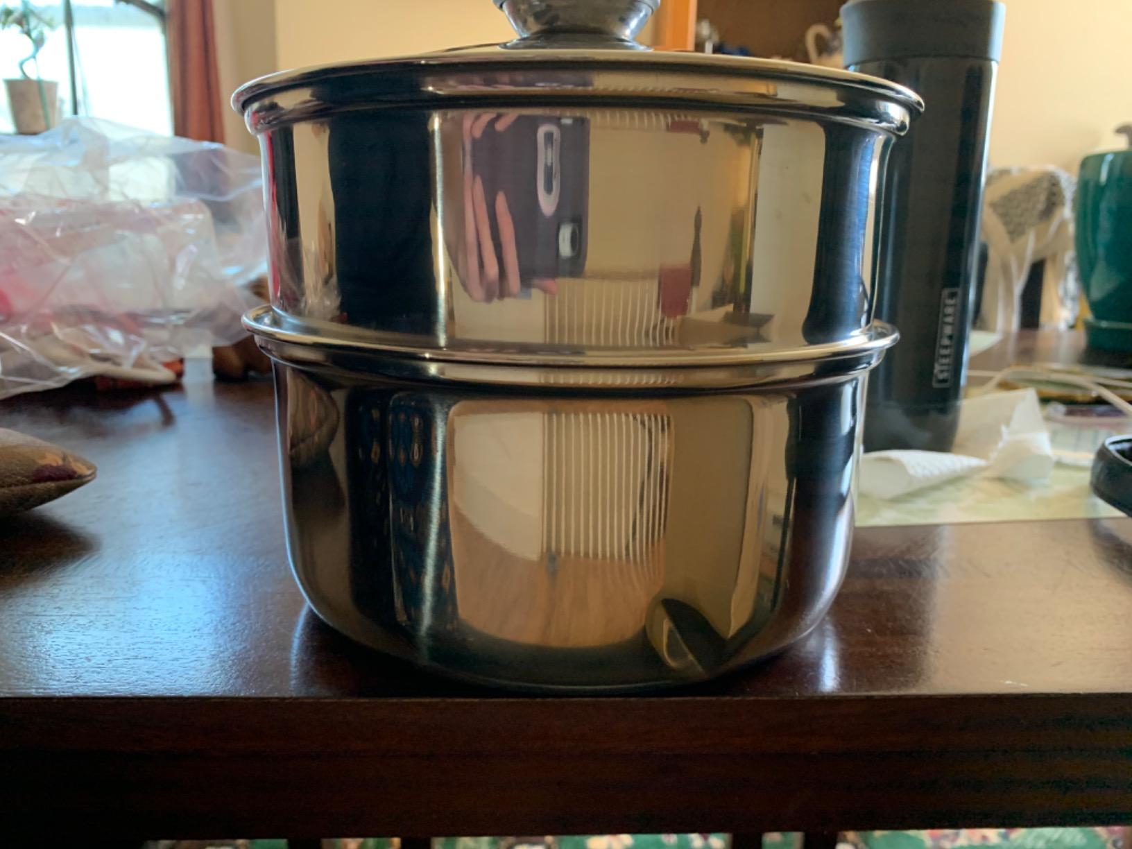 ExcelSteel 579 3 Piece Boiler, 2.5 quart, Stainless Steel customer photo 1