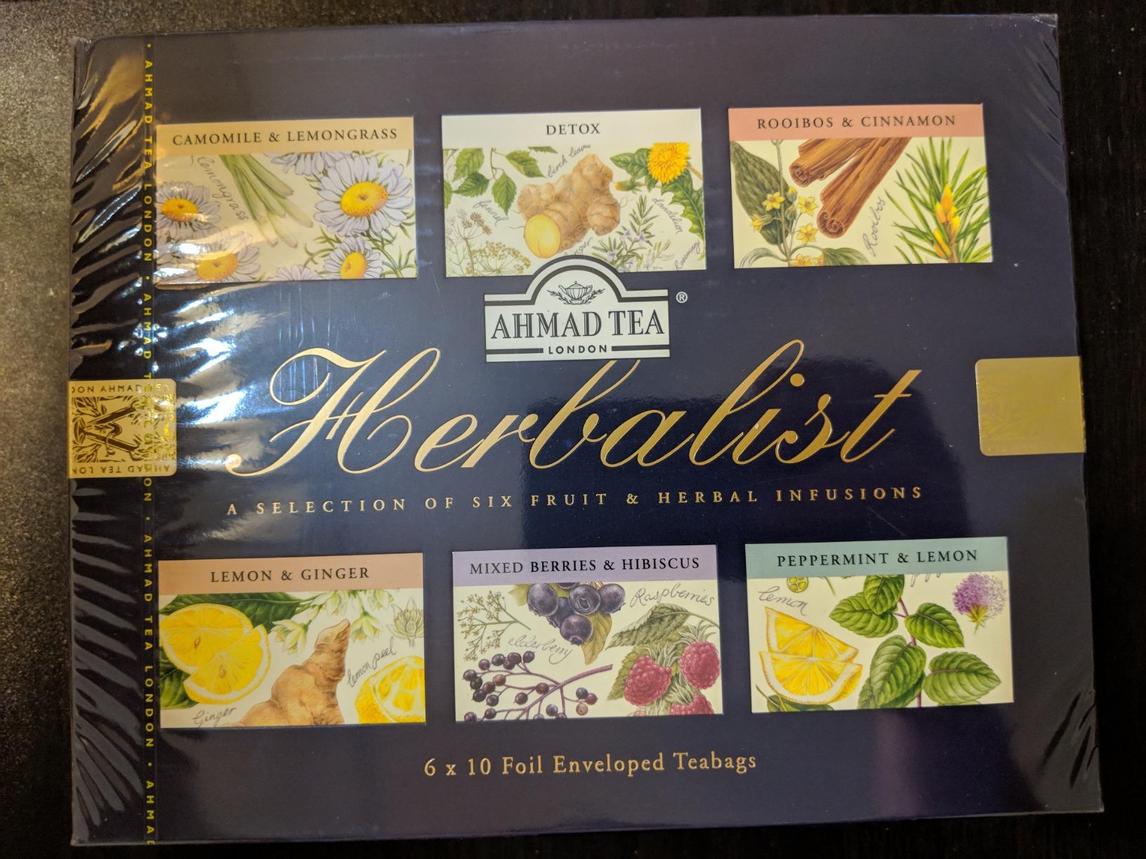 Ammad Tea Herbal Tea, Herbalist Variety Gift Box, 60 Foil Teabags - Decaffeinated & Sugar-Free customer photo 1
