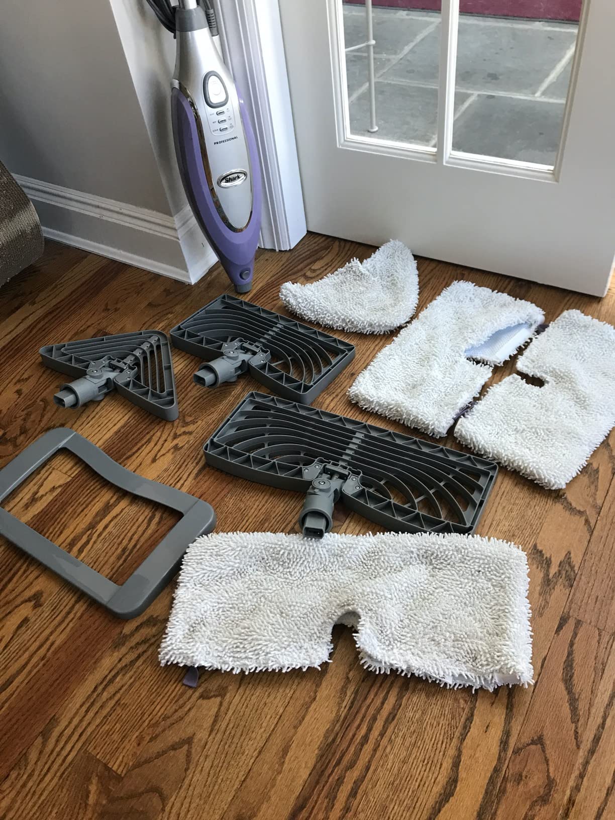 Shark Professional Steam Pocket Mop with 2 Double-sided Pads, White, S3601 customer photo 2