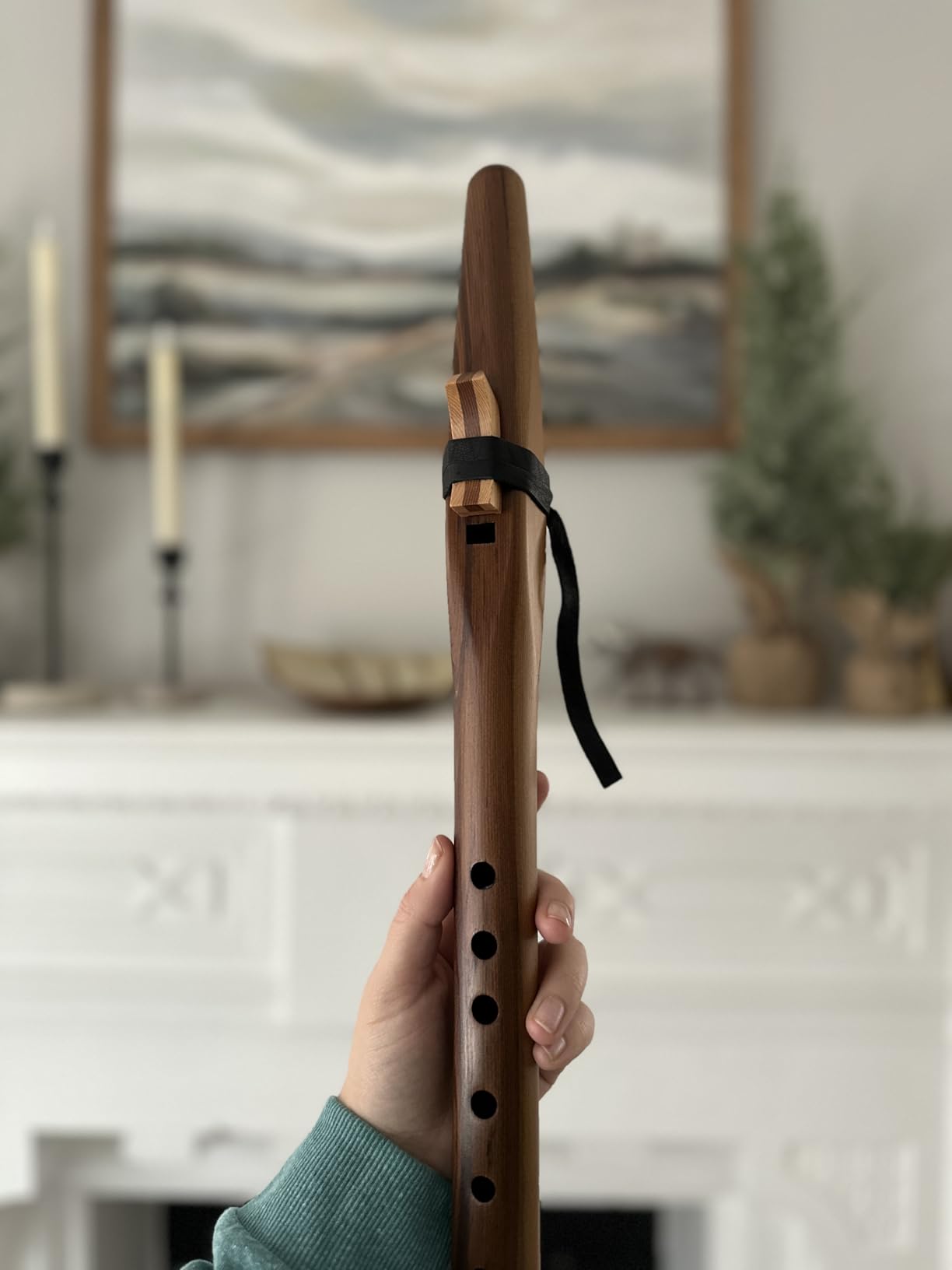 Native American Style G Flute, Cedar Beginner Flute Package with Book by Stellar Flutes customer photo 2