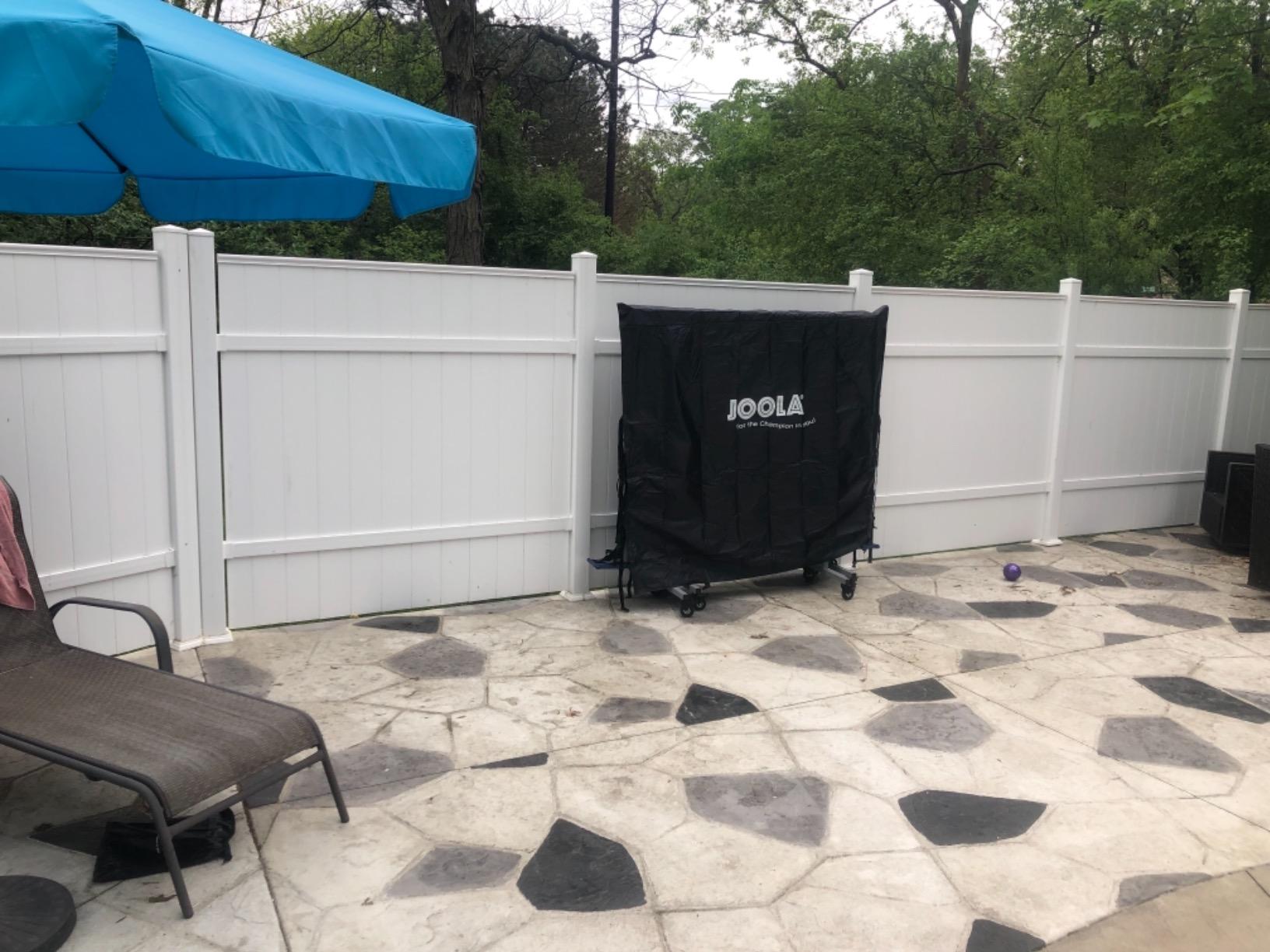 JOOLA NOVA Outdoor Ping Pong Table with Waterproof Table Tennis Net Set - Quick Assembly - All Weather Aluminum Composite Surface - Tournament Quality - Indoor & Outdoor Compatible customer photo 2
