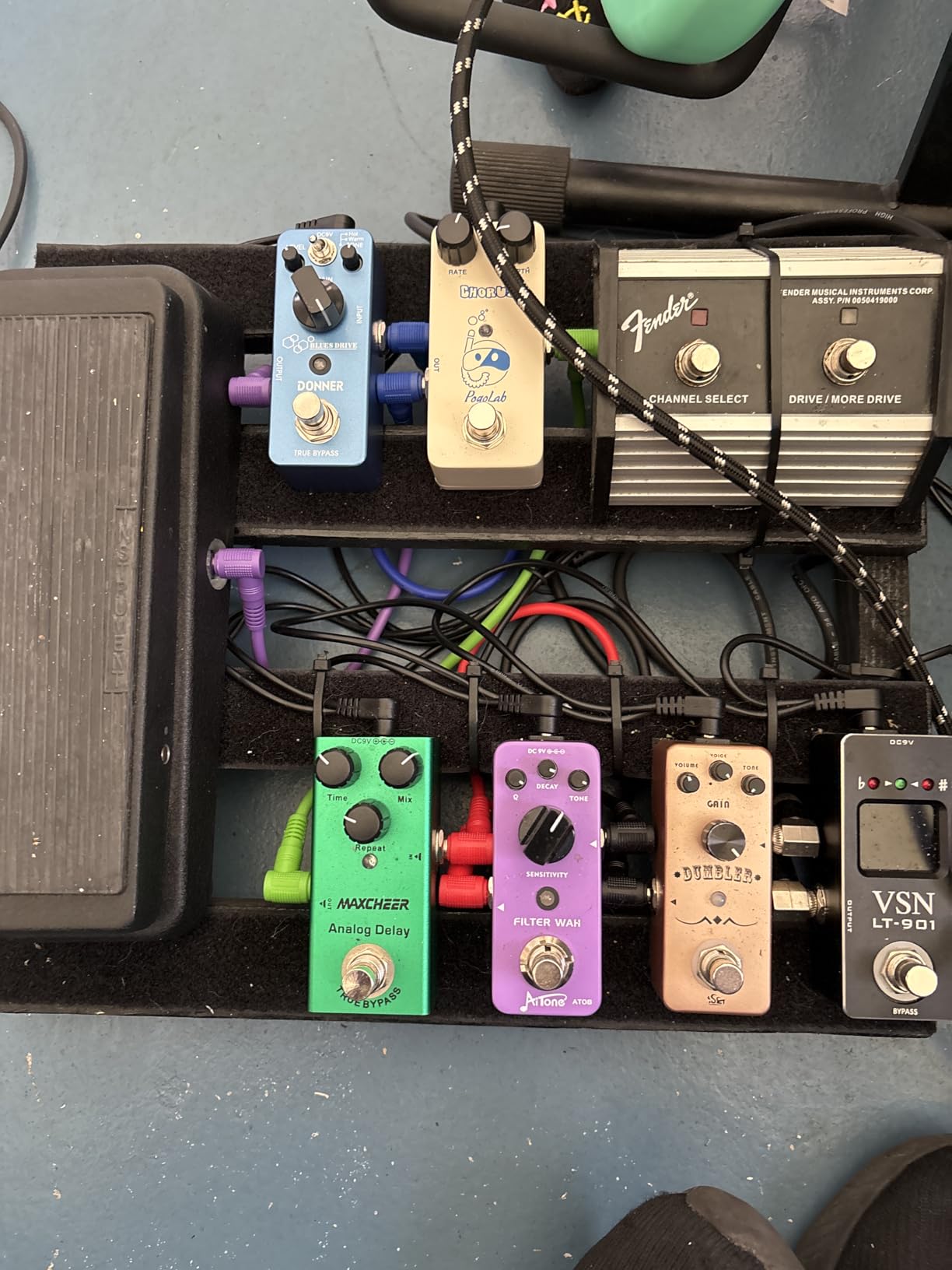 Donner Overdrive Guitar Pedal, Blues Drive Vintage Overdrive Effect Warm/Hot Modes customer photo 1