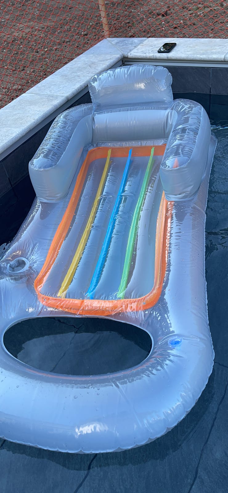 Intex King Kool 58802EP Inflatable Lounging Swimming Pool Float, Multi-Colored customer photo 2