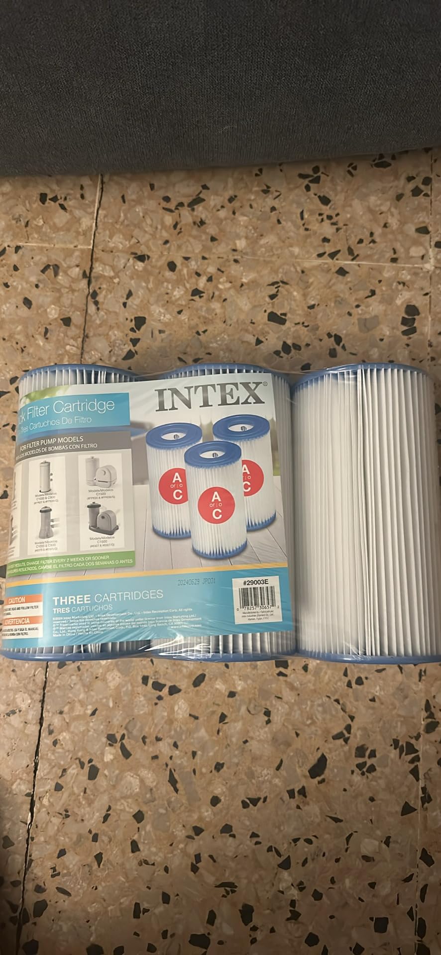 INTEX 29002E Type A Pool Filter Cartridge: for INTEX Filter Pumps – Easy-to-Clean – Dacron Paper – Efficient Filtration – Two Pack customer photo 1