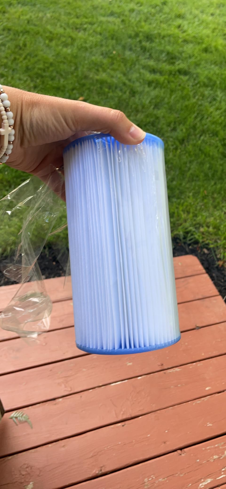 INTEX 29002E Type A Pool Filter Cartridge: for INTEX Filter Pumps – Easy-to-Clean – Dacron Paper – Efficient Filtration – Two Pack customer photo 2