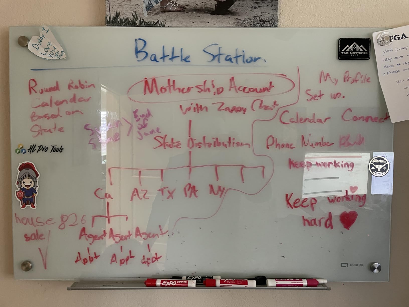 Quartet Magnetic Glass Dry Erase White Board, 48''W x 36''H Whiteboard, Infinity Frameless Mounting, White Surface (G4836W) customer photo 2