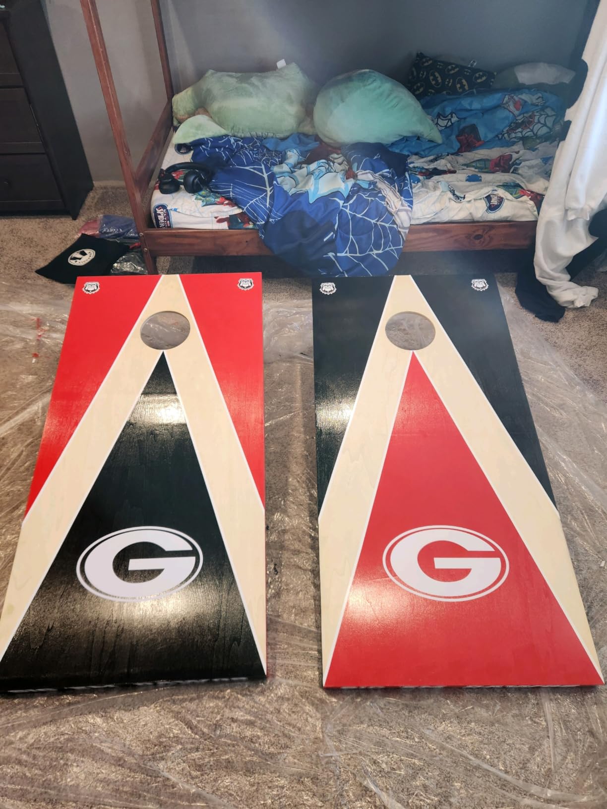 GoSports Solid Wood Premium Cornhole Sets - Choose 4 x 2 ft or 3 x 2 ft - Game Boards Include Set of 8 Cornhole Toss Bags customer photo 2