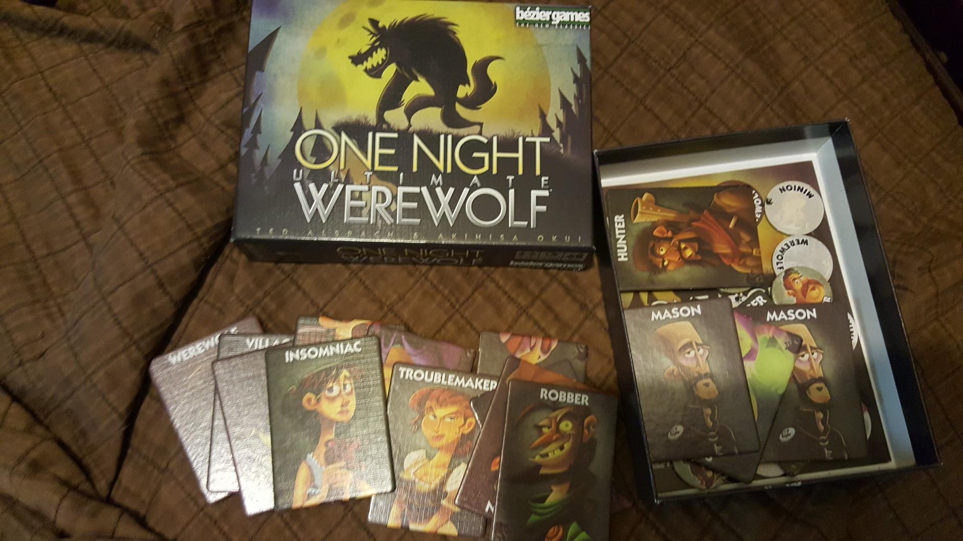 Bezier Games One Night Ultimate Werewolf Fast-Paced Bluffing Party Game customer photo 1