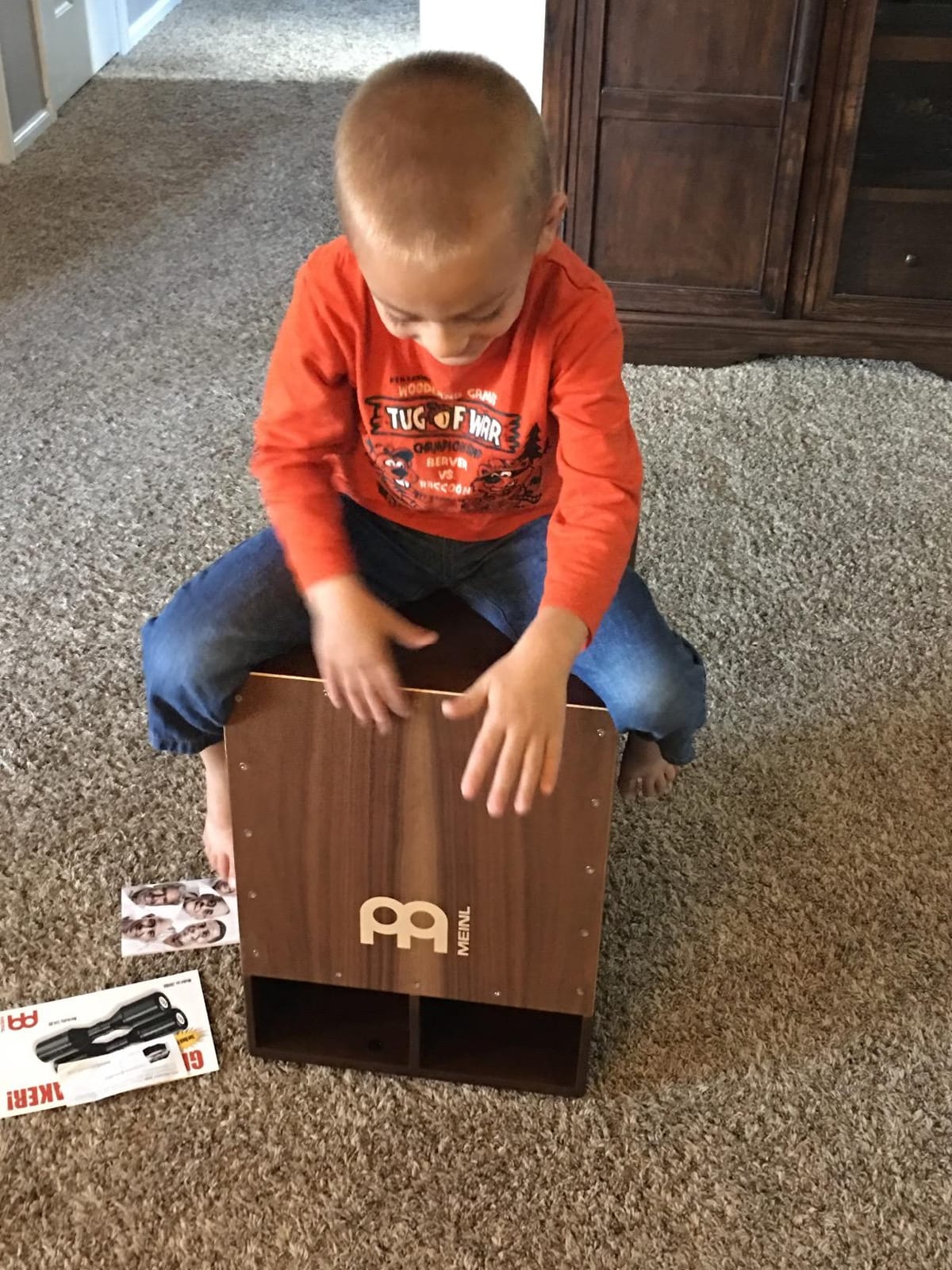 Meinl Percussion Bass Cajon — Subwoofer Snare Sit-On Box Drum customer photo 1