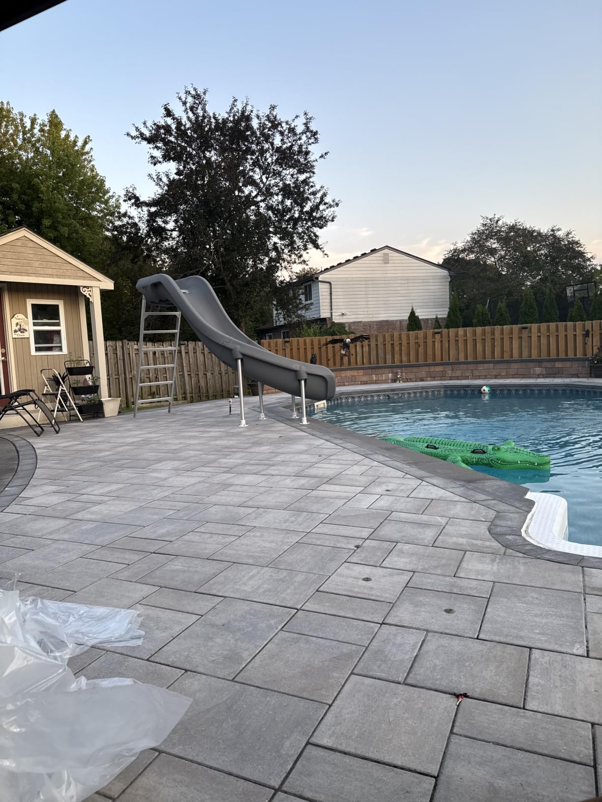 S.R. Smith 610-209-5823 Rogue2 Pool Slide, Blue customer photo 1