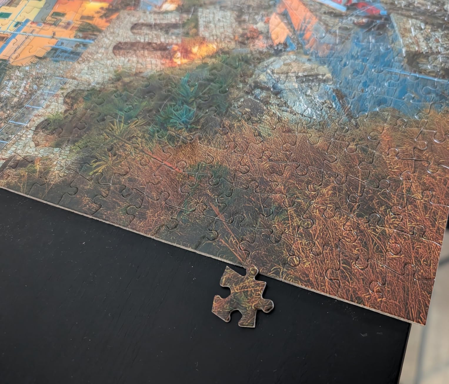 Buffalo Games - Cinque Terre Italy Coastal - 1000 Piece Puzzle for Adults - Art by Peter Stewart, Made in USA customer photo 1