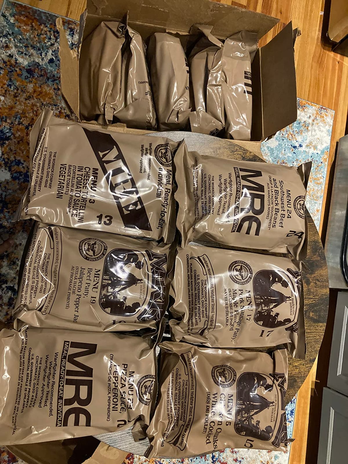 U.S. Military MRE 12-Pack, Flameless Heaters, Freeze Dried, 2023 Inspection customer photo 2