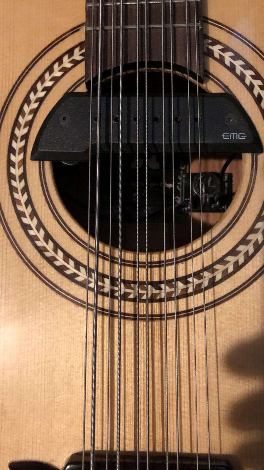 EMG ACS Acoustic Guitar Soundhole Pickup, Ivory customer photo 1