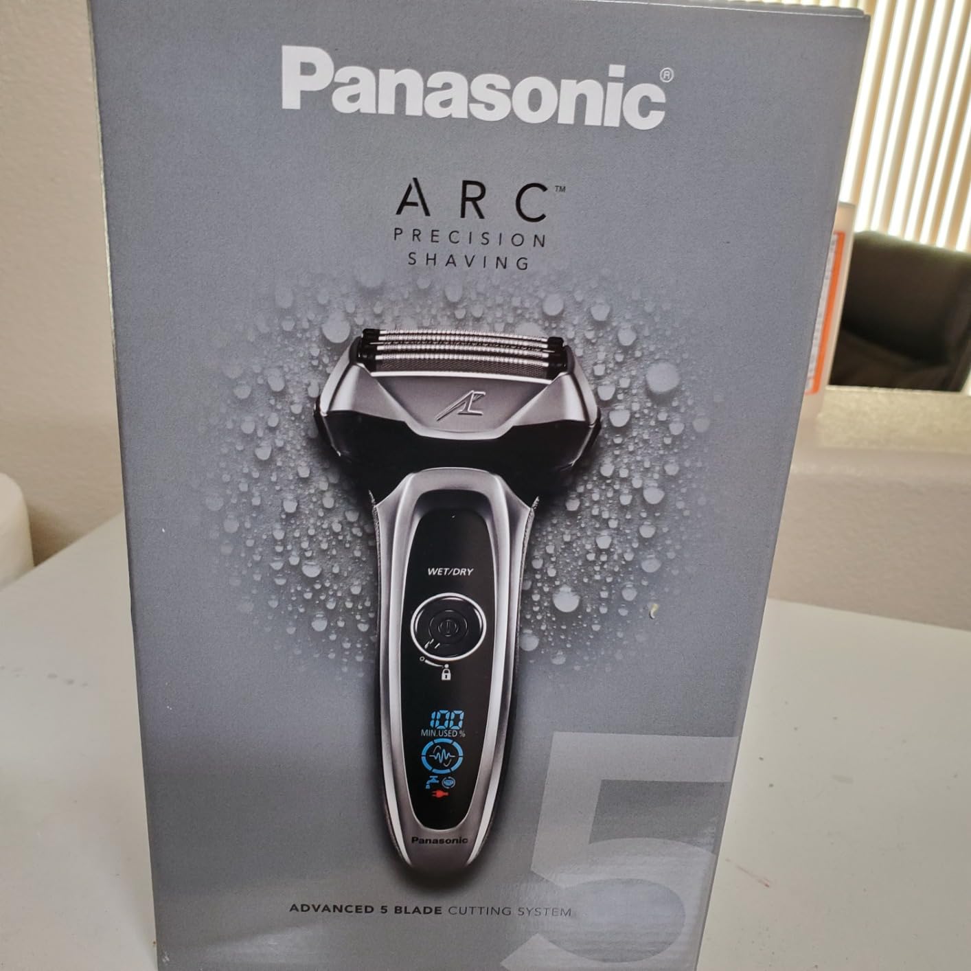 Panasonic ARC5 Electric Razor for Men with Pop-Up Trimmer, Wet/Dry 5-Blade Electric Shaver with Intelligent Shave Sensor and Multi-Flex Pivoting Head, ES-LV65-S (Silver) customer photo 2