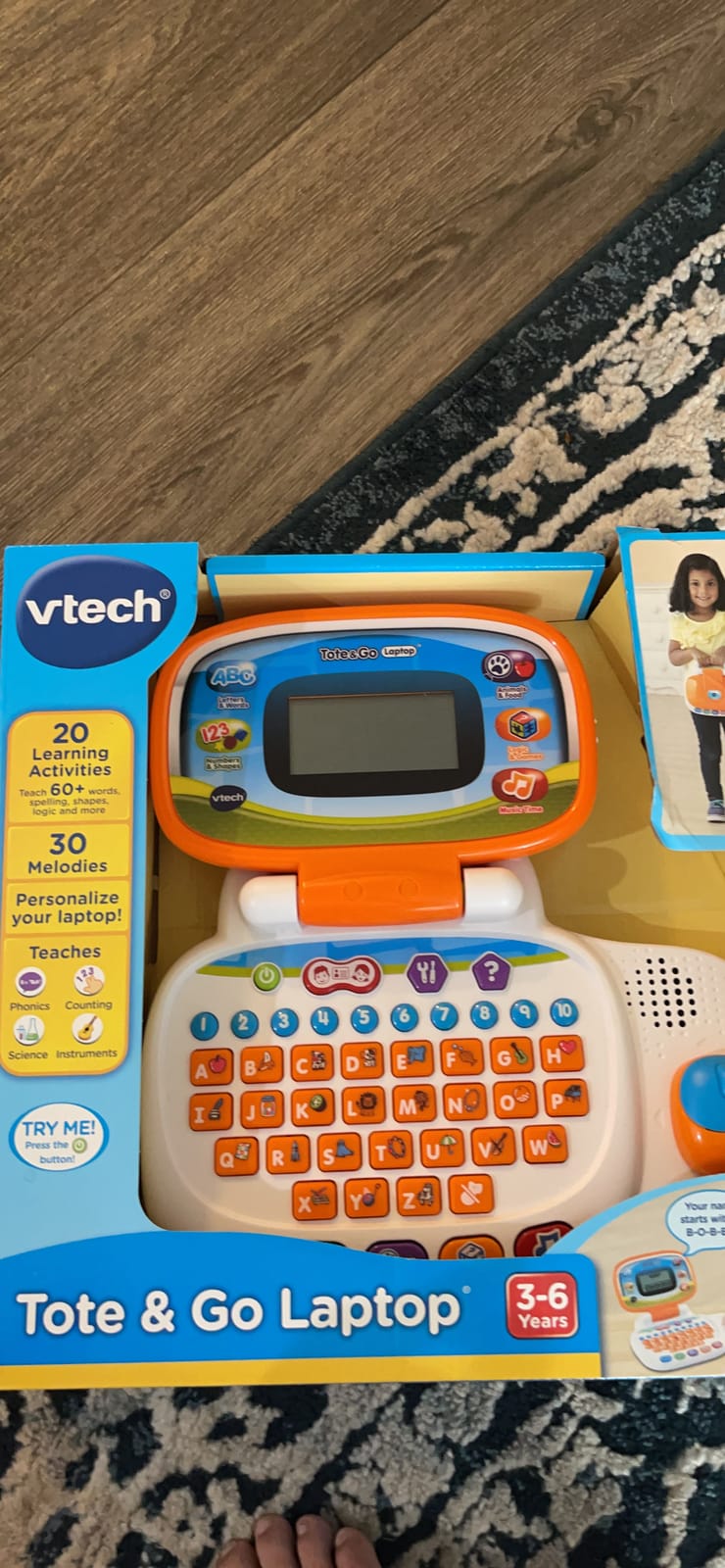 VTech Tote and Go Laptop, Orange customer photo 2