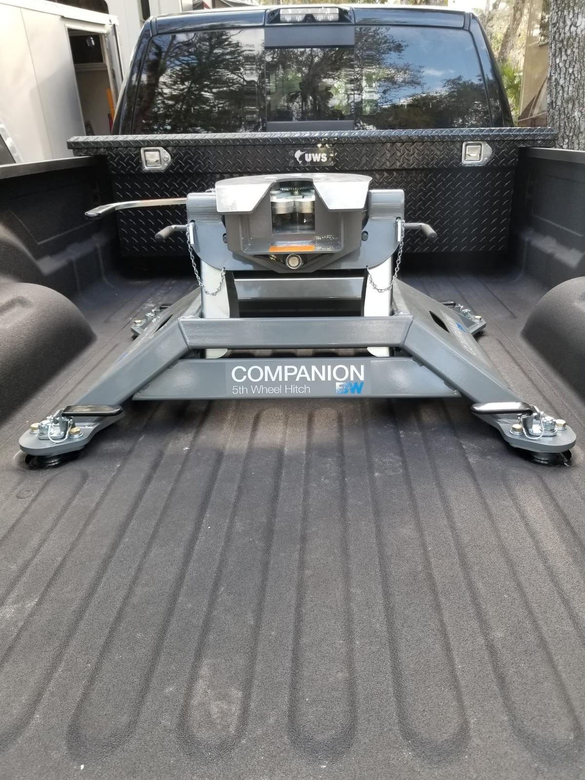 B&W Trailer Hitches 25K Companion OEM Fifth Wheel Hitch - Compatible with Ram OEM Puck System - RVK3600 customer photo 1