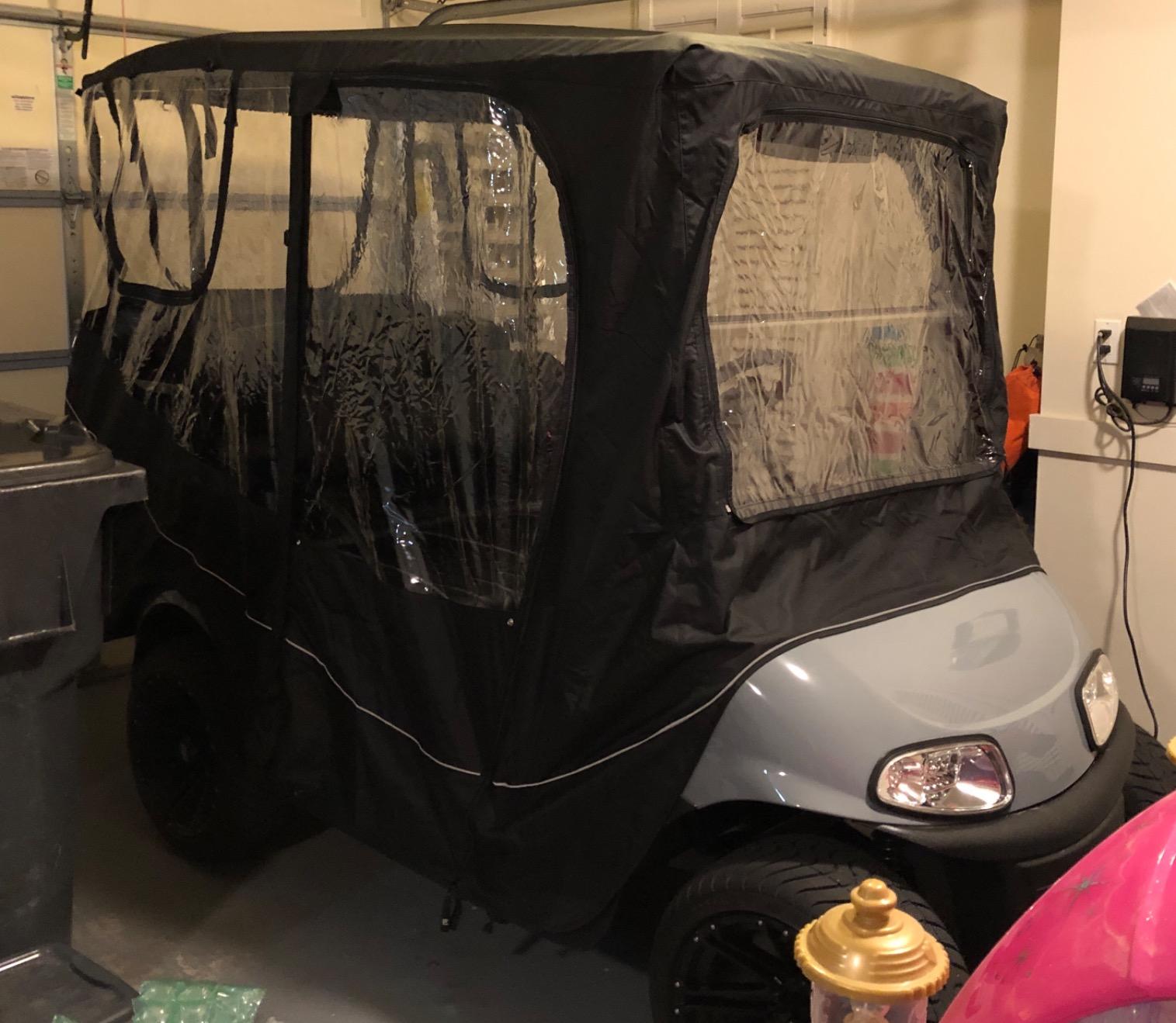 Classic Accessories Fairway Golf Cart Deluxe Enclosure customer photo 1