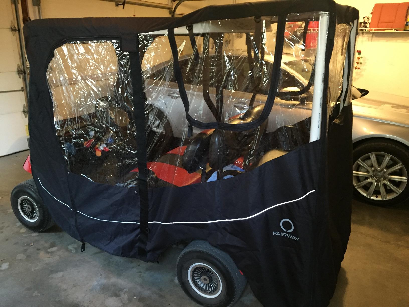 Classic Accessories Fairway Golf Cart Deluxe Enclosure customer photo 2