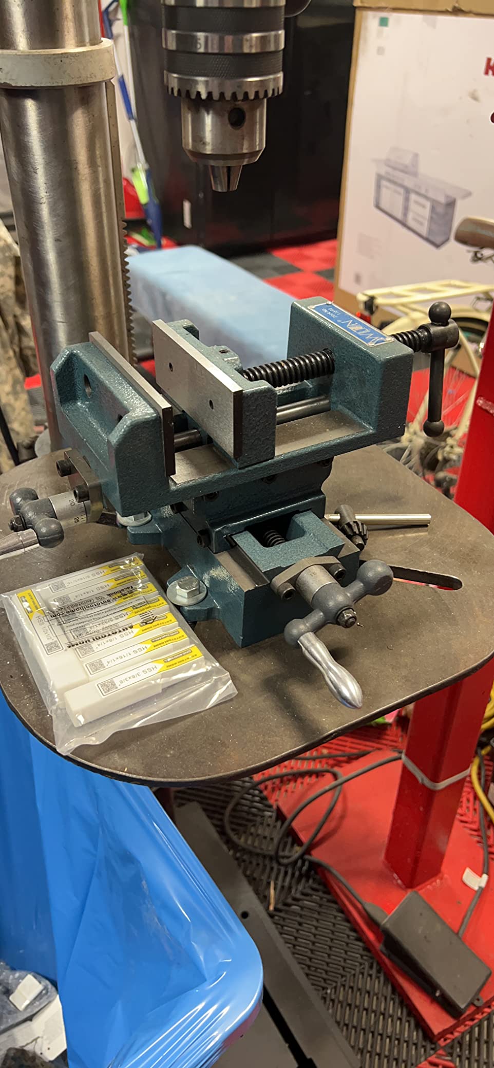 HFS(R) 2 Way 4-Inch Drill Press X-Y Compound Vise Cross Slide Mill customer photo 2