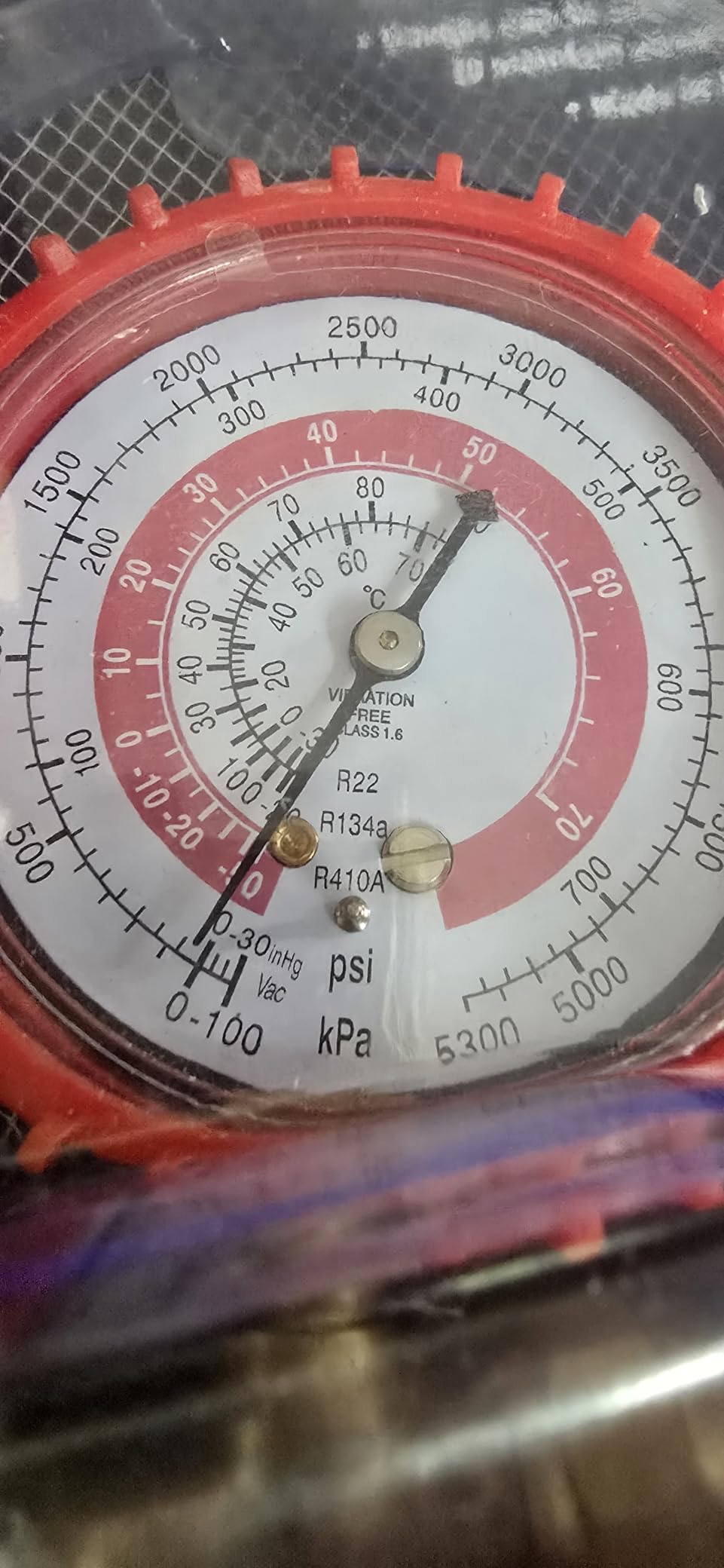 Mastercool 59161 R22/R404A 2-Way Brass Manifold Gauge Set customer photo 2