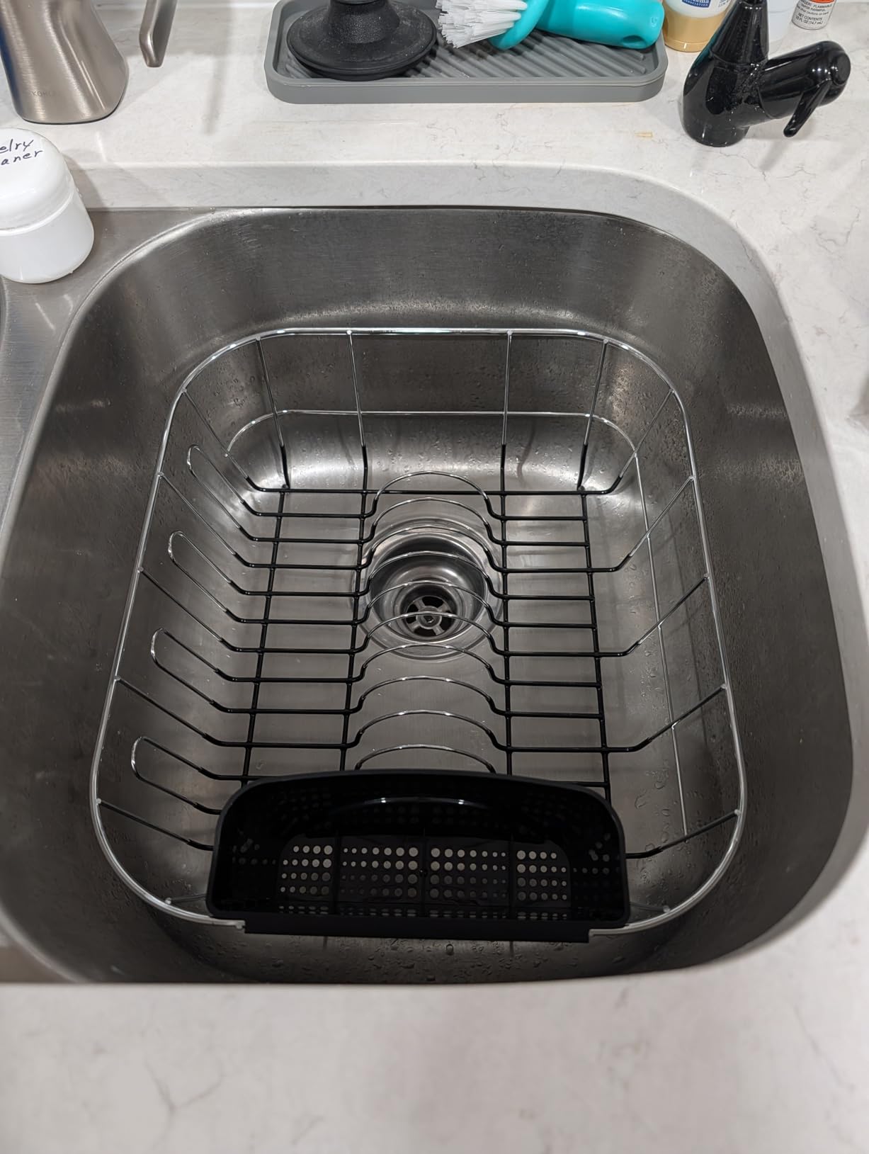 Neat-O Deluxe Chrome-Plated Steel Small Dish Drainers (Black) customer photo 2