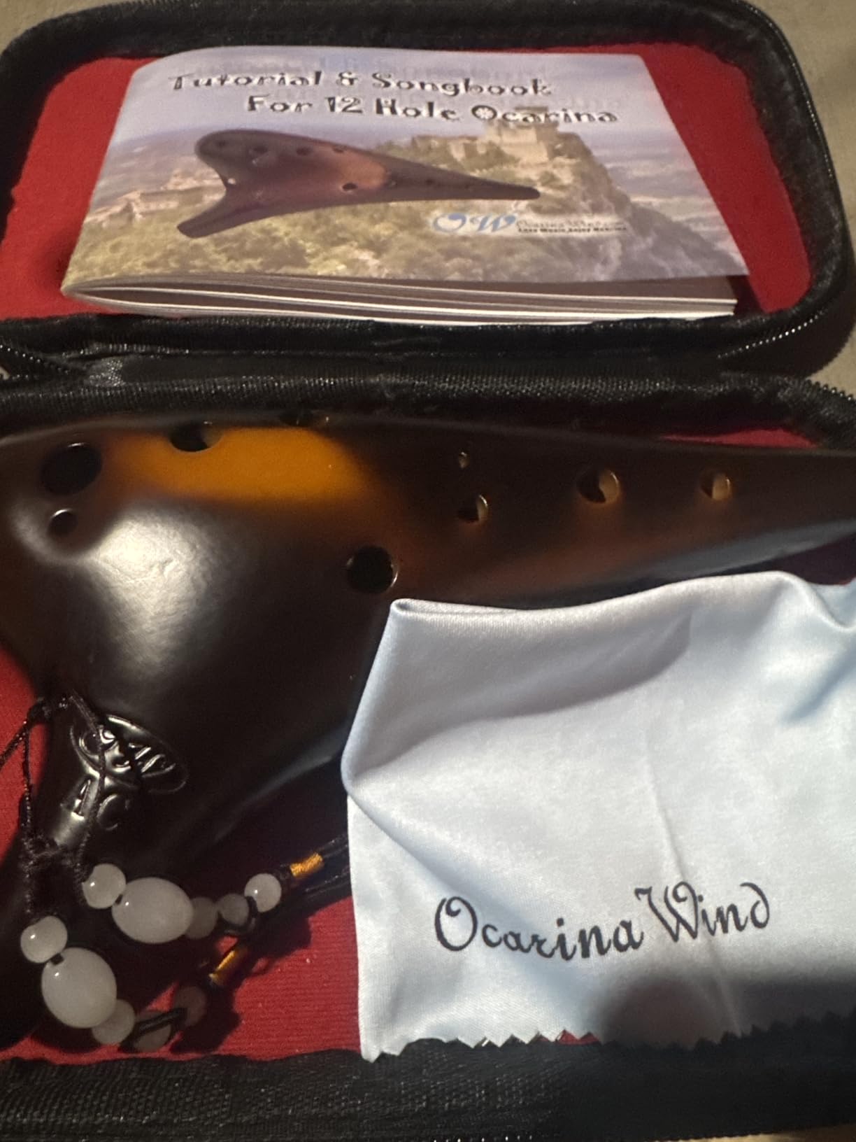 OcarinaWind Forest Whisper 12-Hole Alto C Ceramic Ocarina Flute customer photo 1
