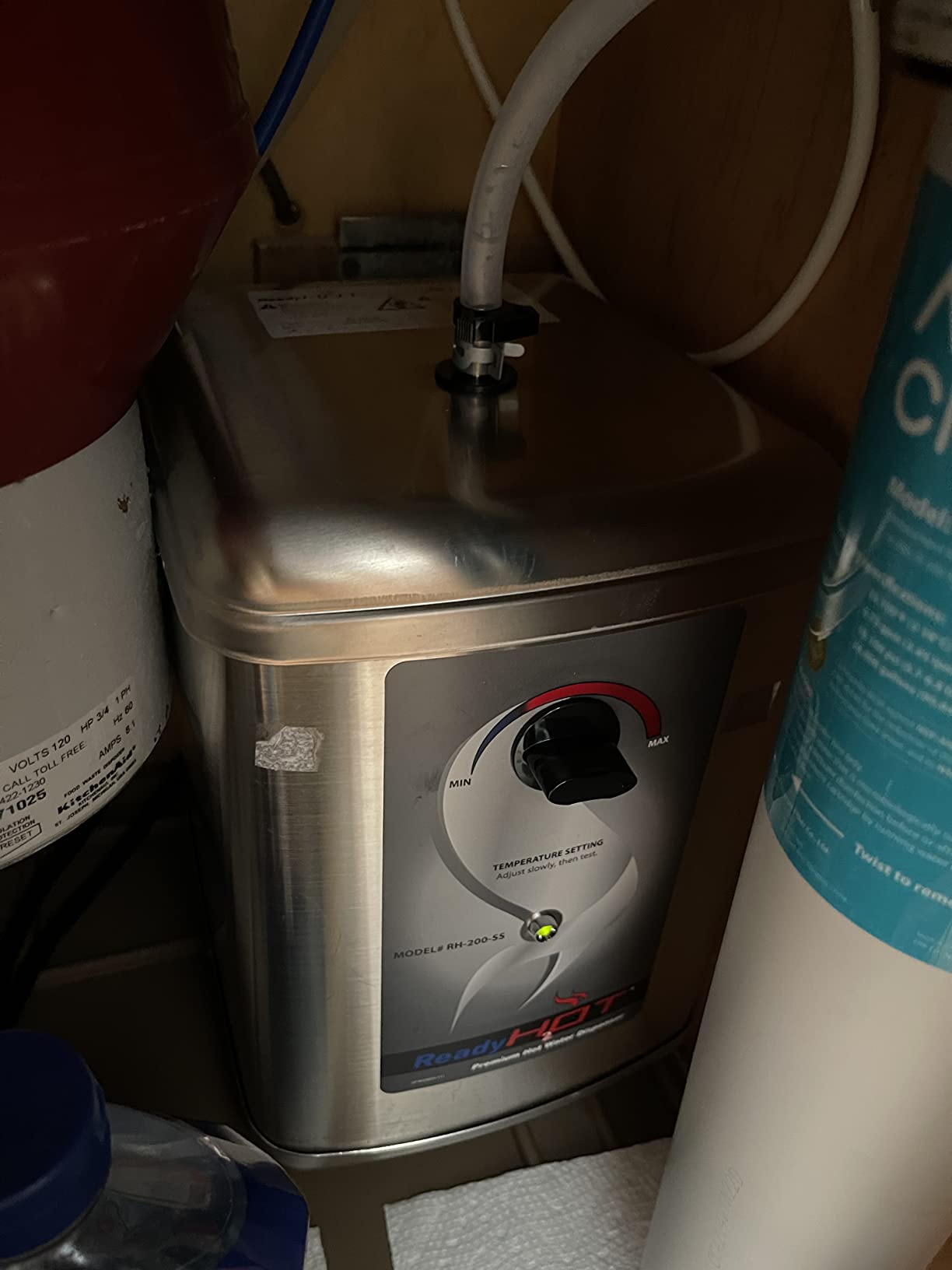 Ready Hot Manual Dial Instant Hot Water Dispenser, Hot & Cold Faucet Nickel customer photo 2