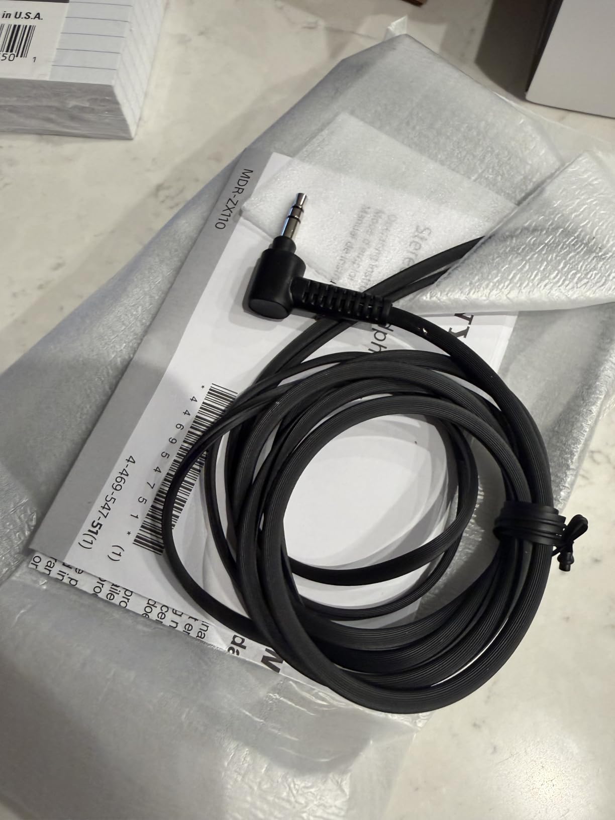 Sony ZX Series Wired On-Ear Headphones, Black MDR-ZX110 customer photo 1